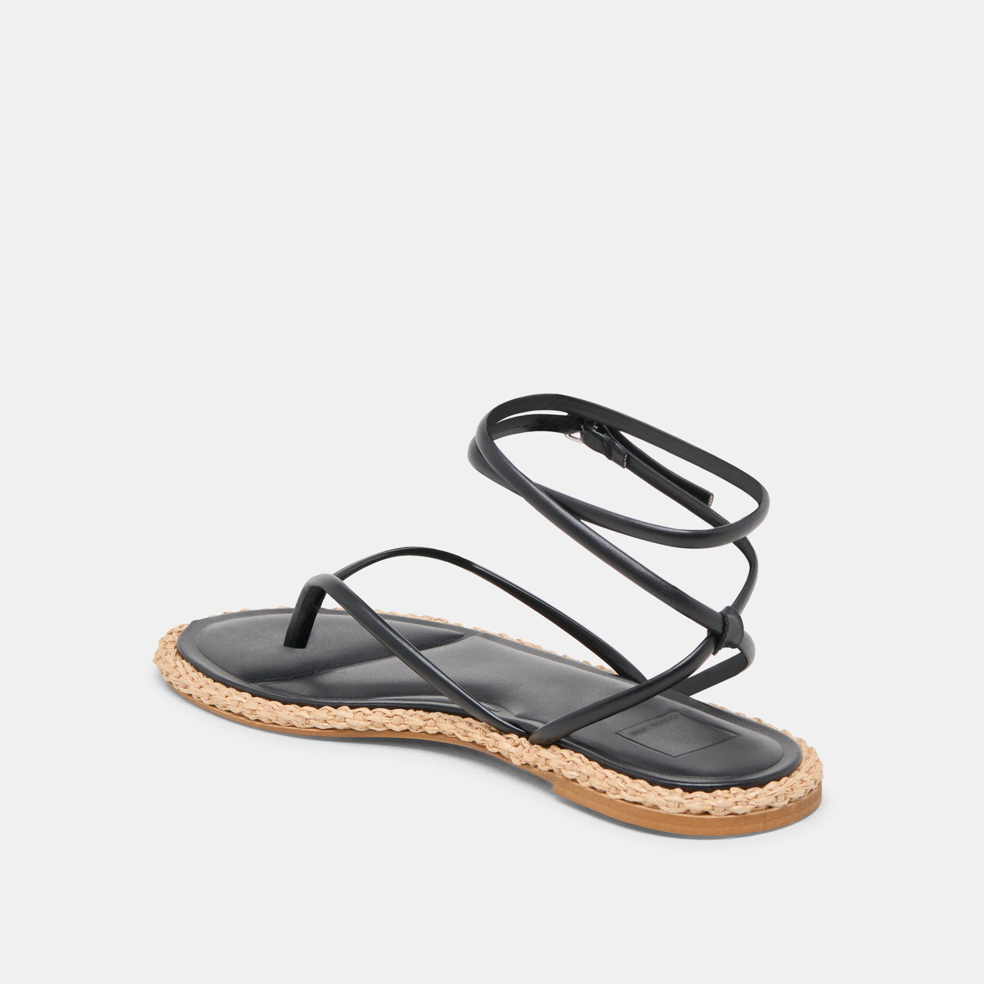 COVE SANDALS BLACK LEATHER - Image 5