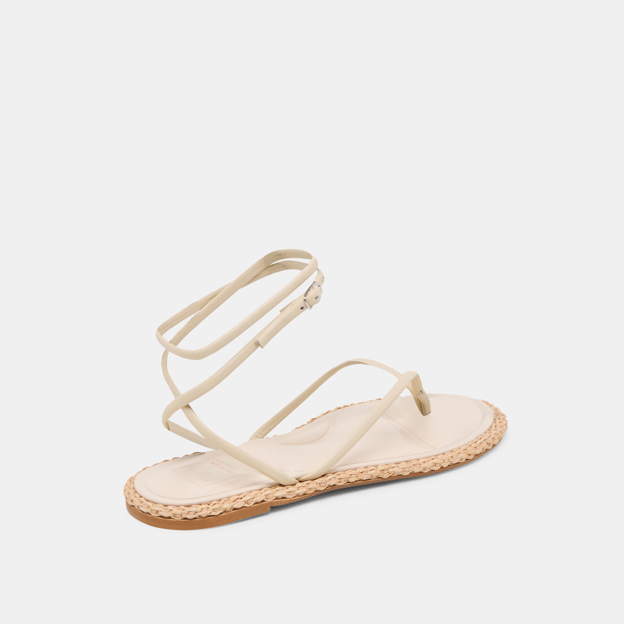 COVE SANDALS OFF WHITE LEATHER - Image 3