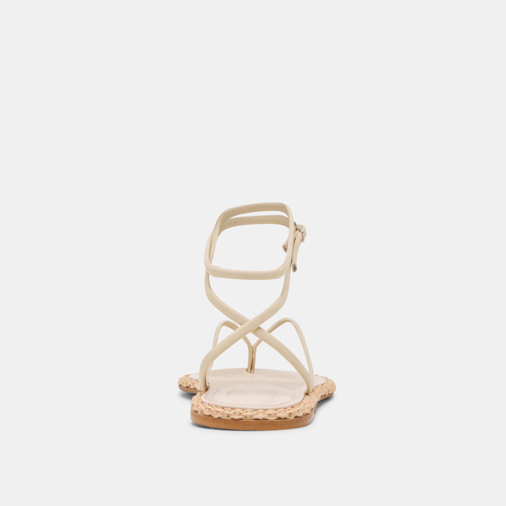 COVE SANDALS OFF WHITE LEATHER - Image 8