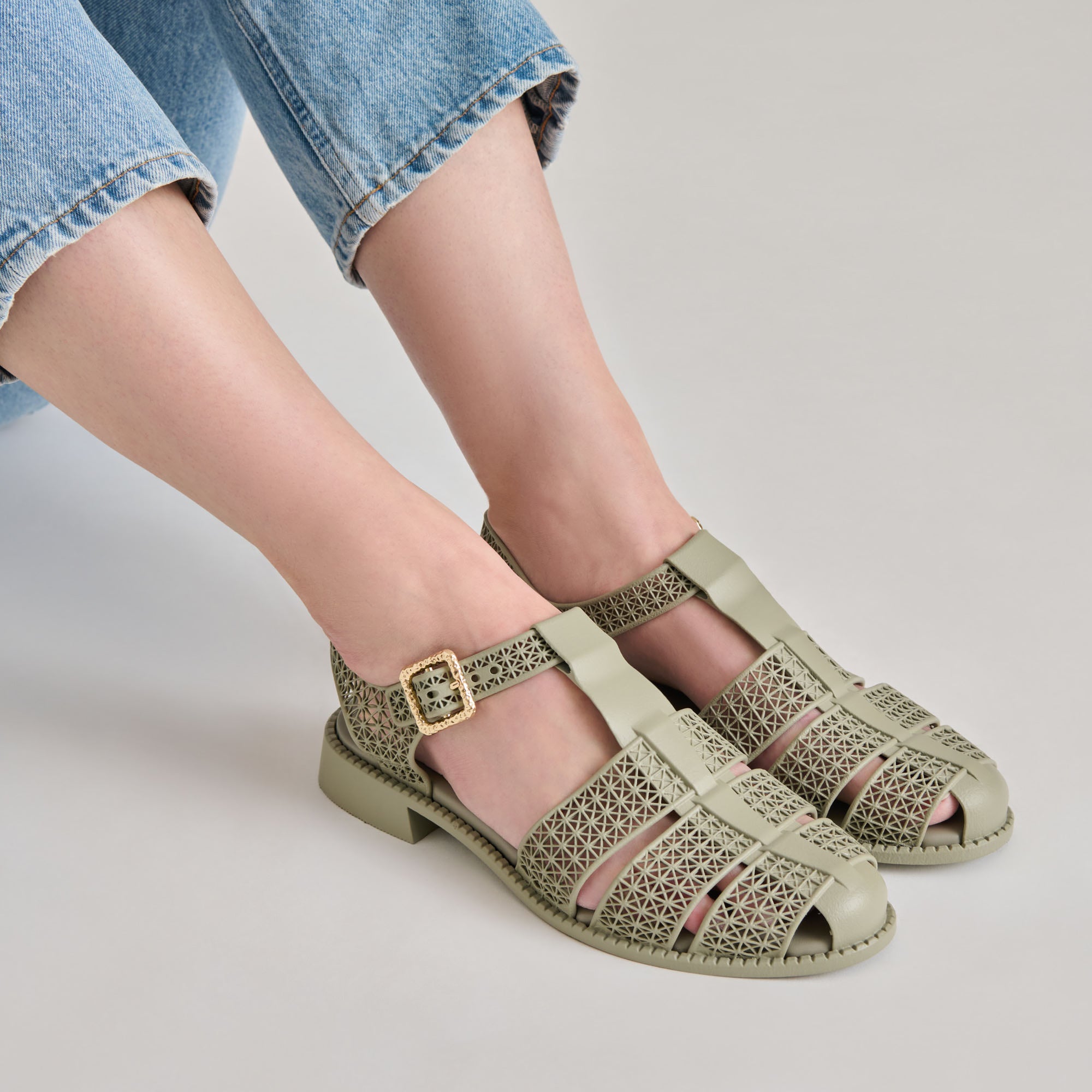 HOLIS 3D SANDALS LT SAGE - Image 6