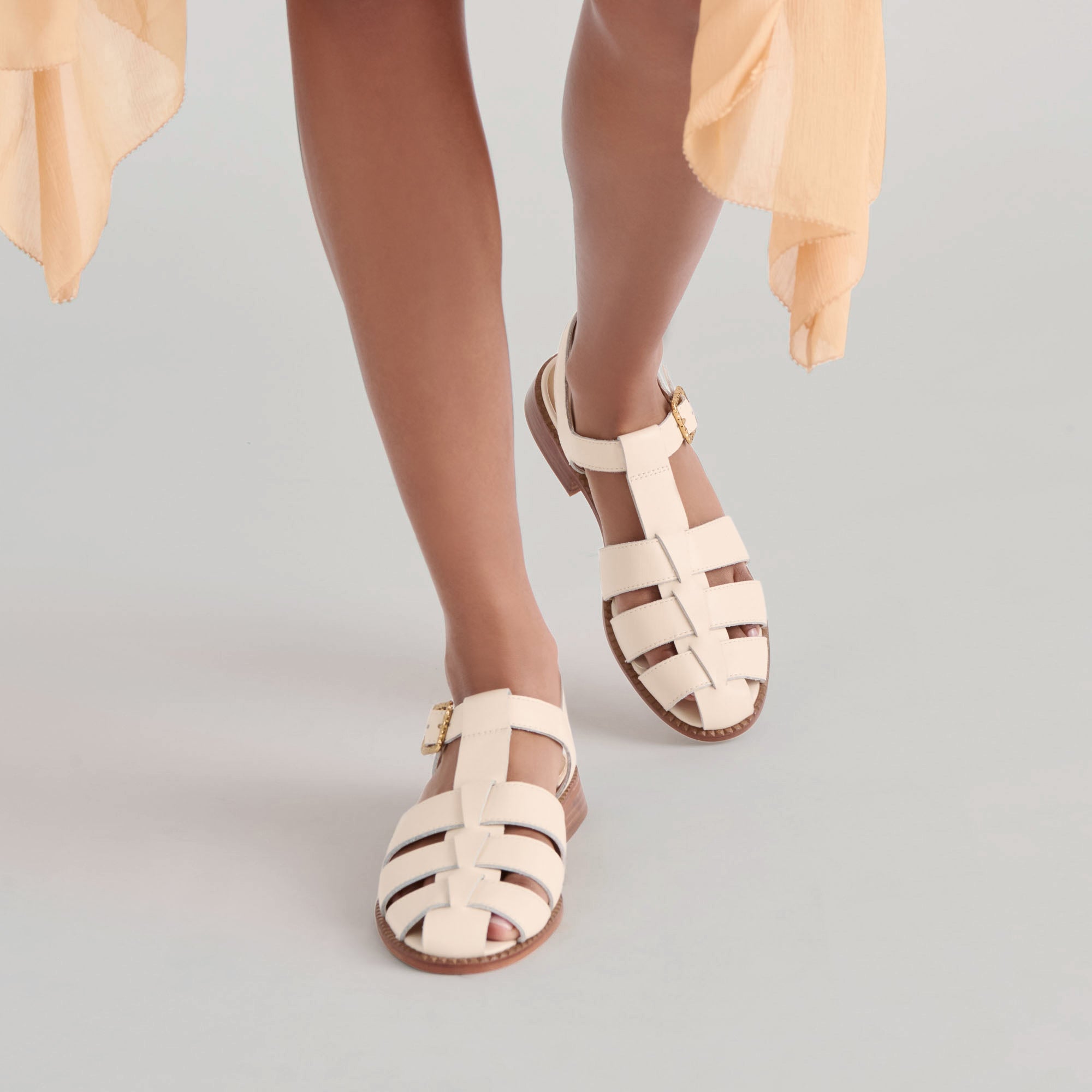 HOLIS SANDALS BONE LEATHER - Image 4
