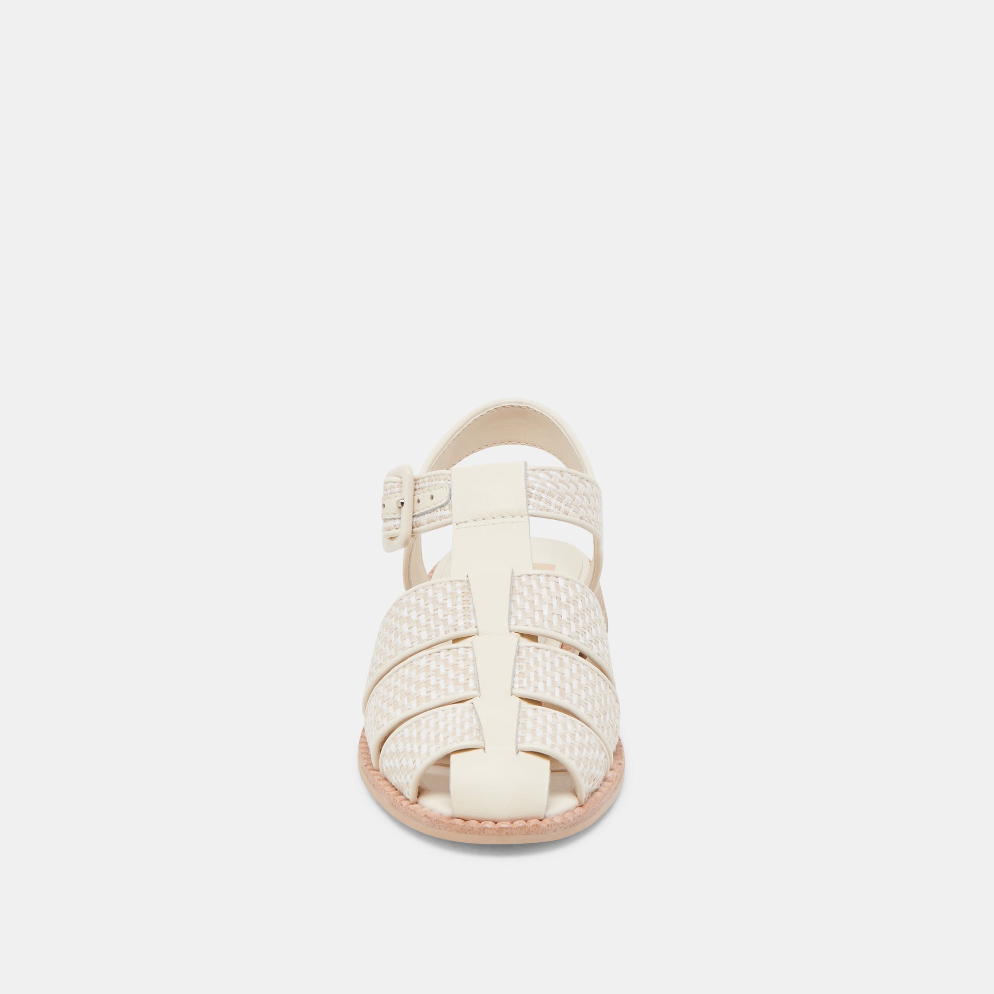 HOLIS SANDALS WHITE MULTI RAFFIA - Image 6