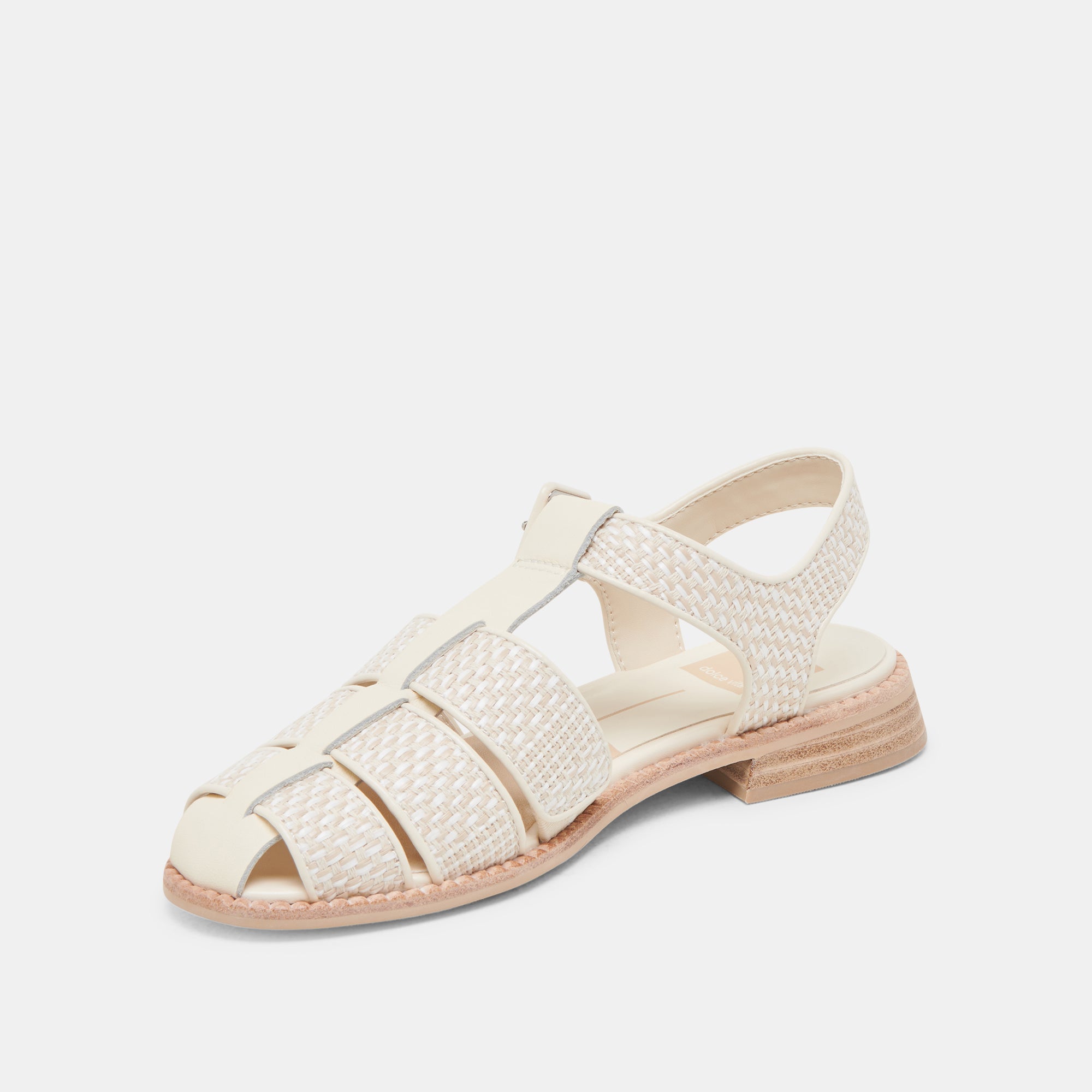 HOLIS SANDALS WHITE MULTI RAFFIA - Image 4