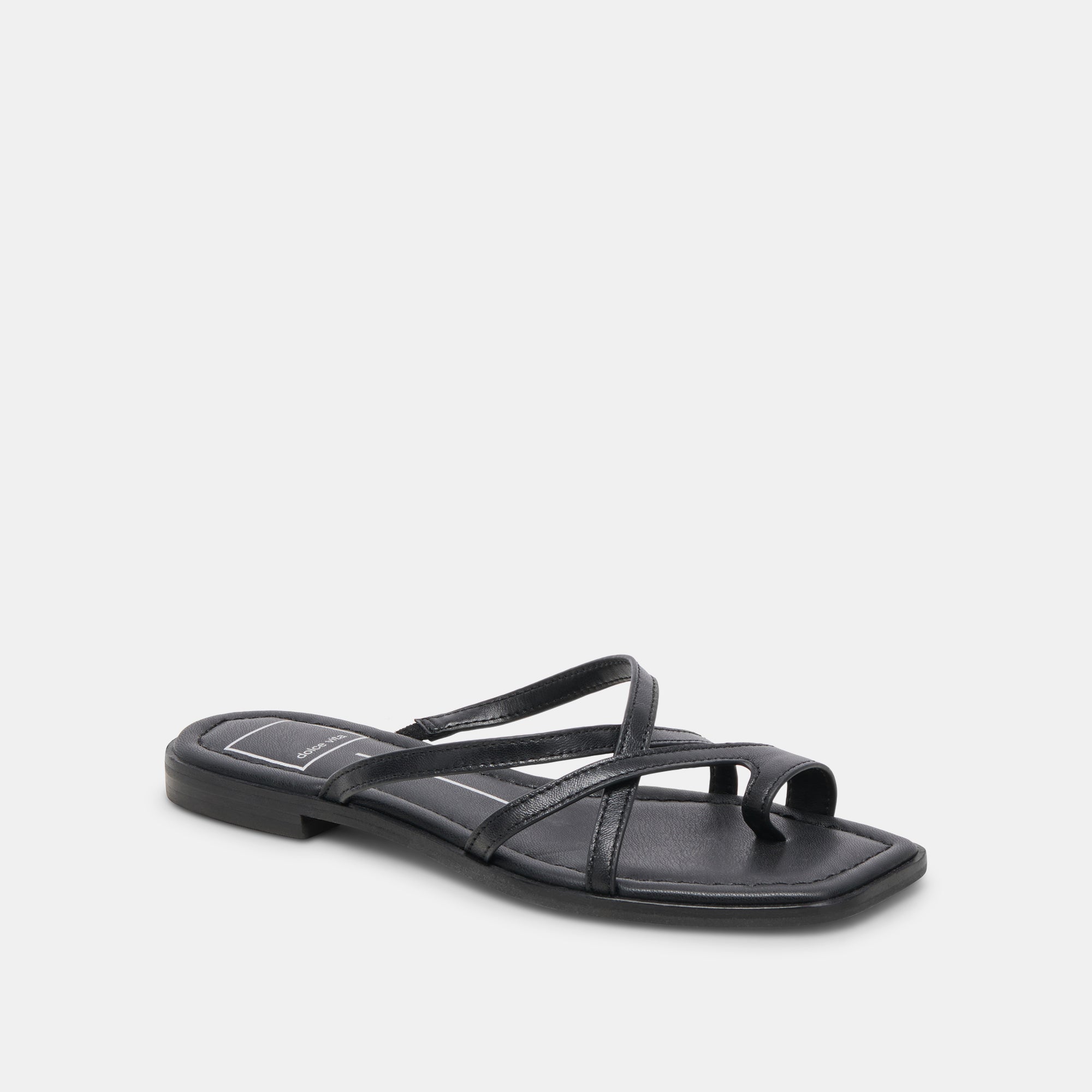 INDIGO SANDALS BLACK LEATHER - Image 2