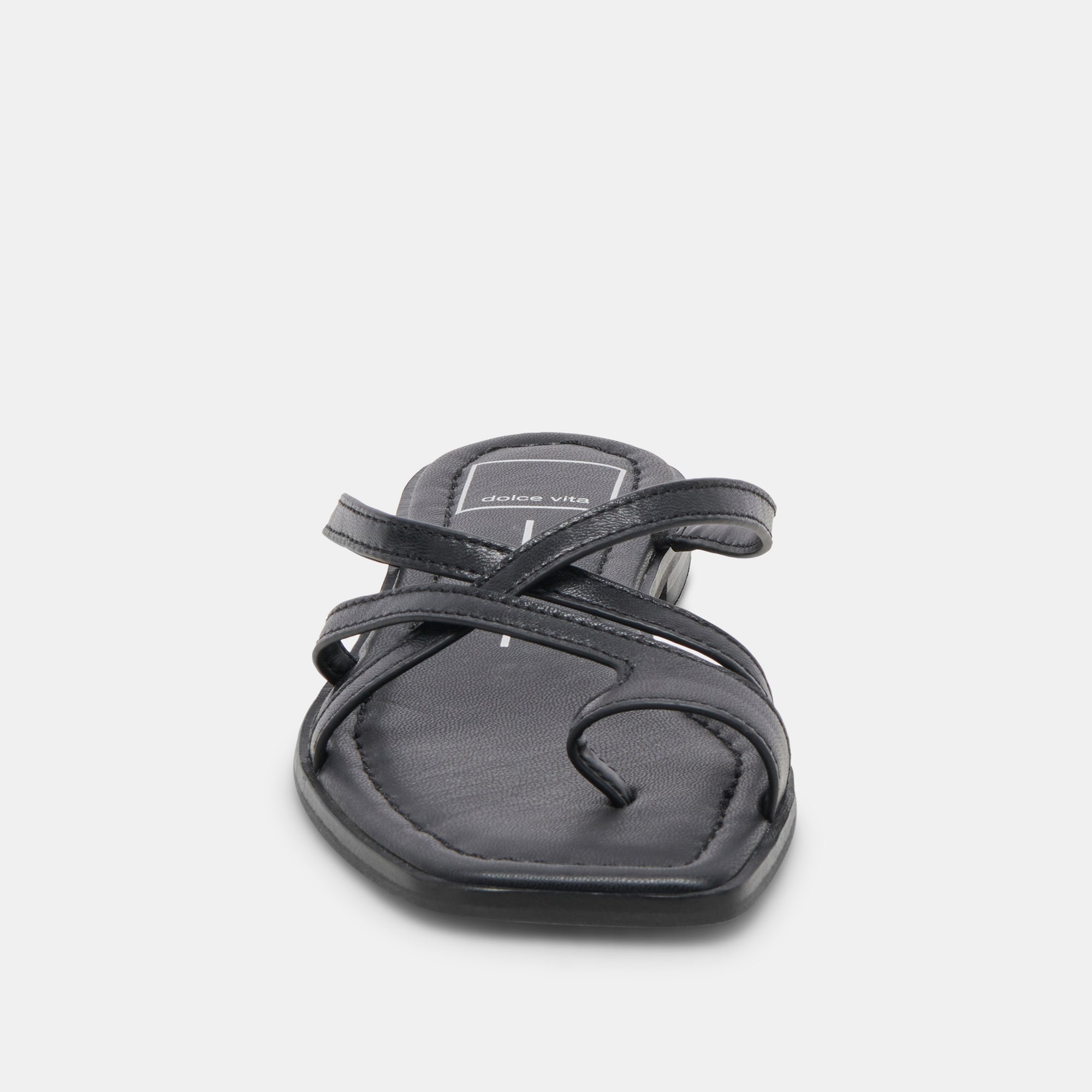 INDIGO SANDALS BLACK LEATHER - Image 6