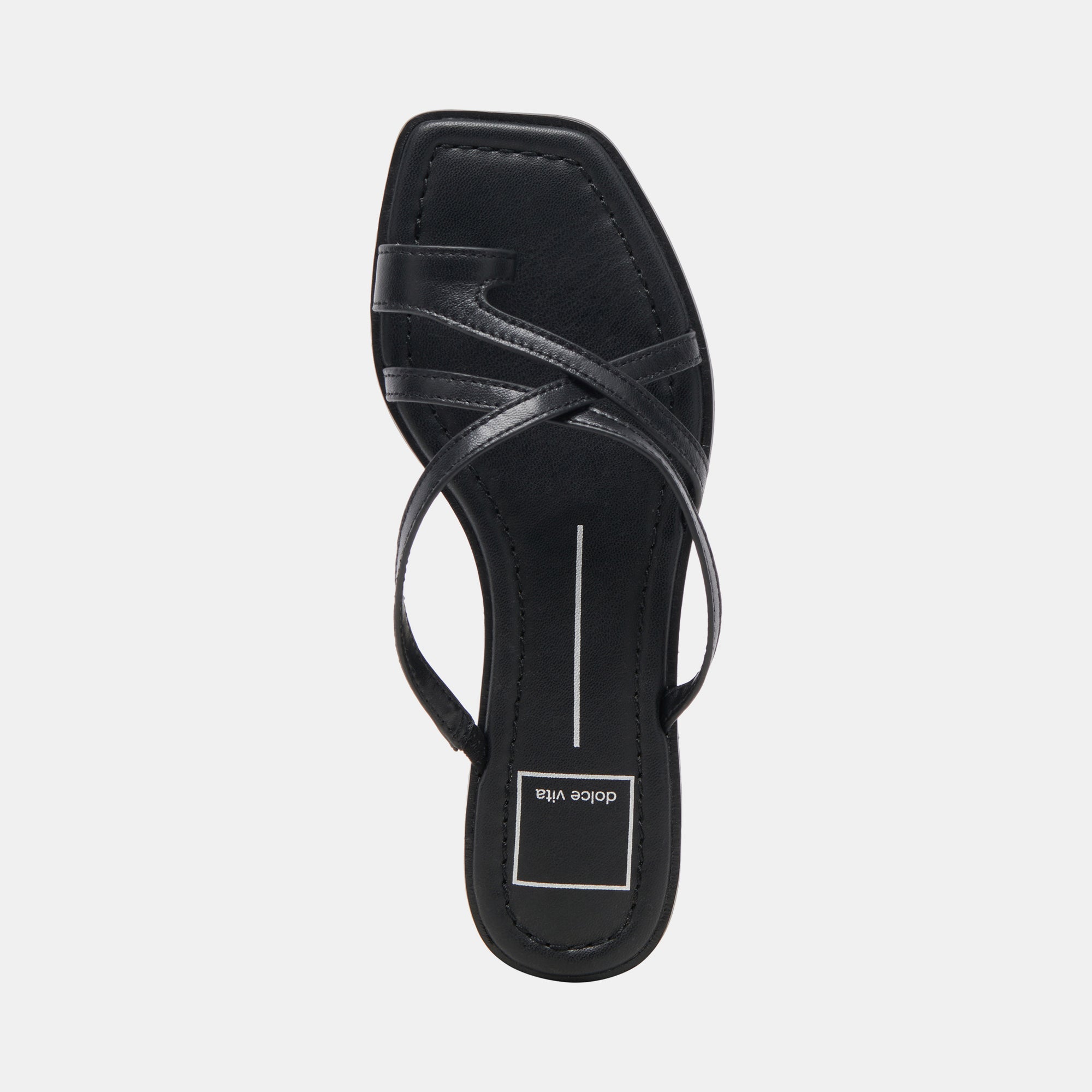 INDIGO SANDALS BLACK LEATHER - Image 8