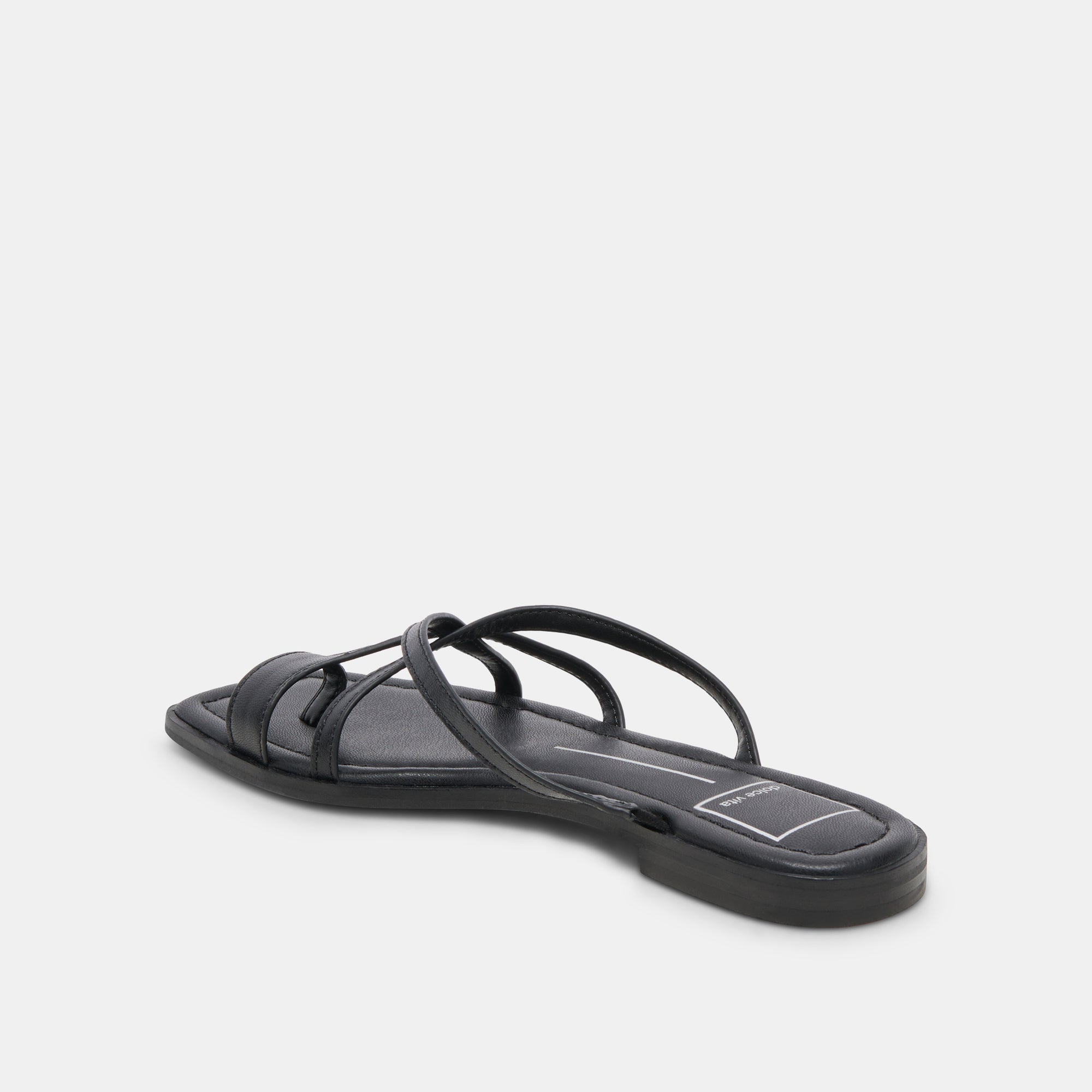 INDIGO SANDALS BLACK LEATHER - Image 5