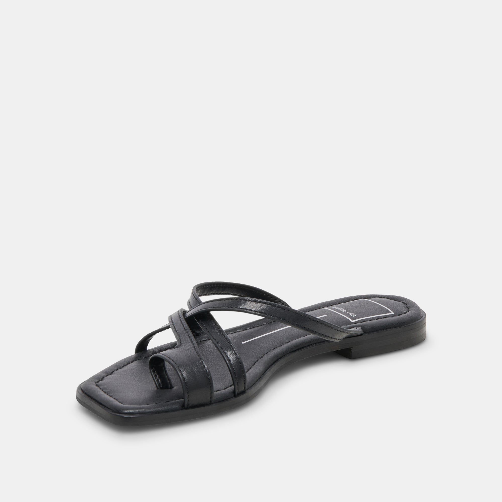 INDIGO SANDALS BLACK LEATHER - Image 4