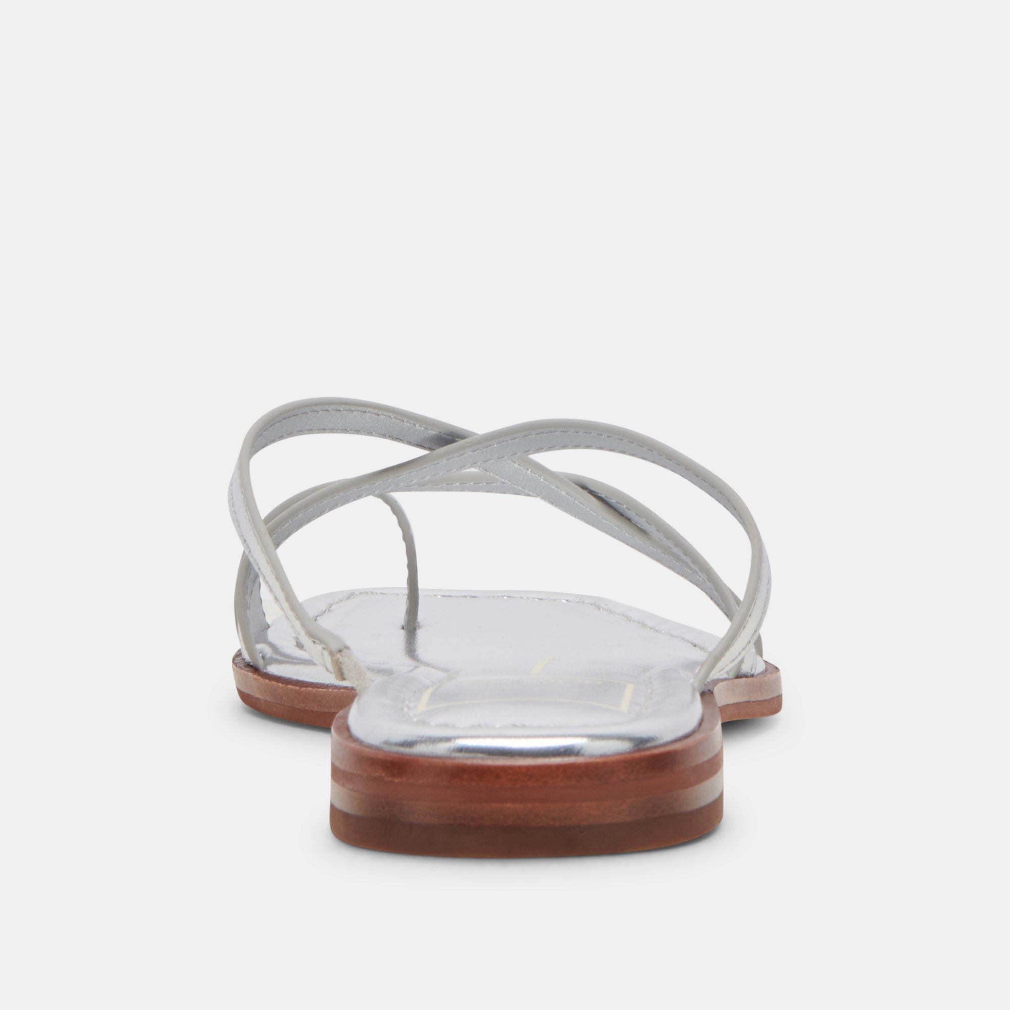 INDIGO SANDALS SILVER DISTRESSED LEATHER - Image 7