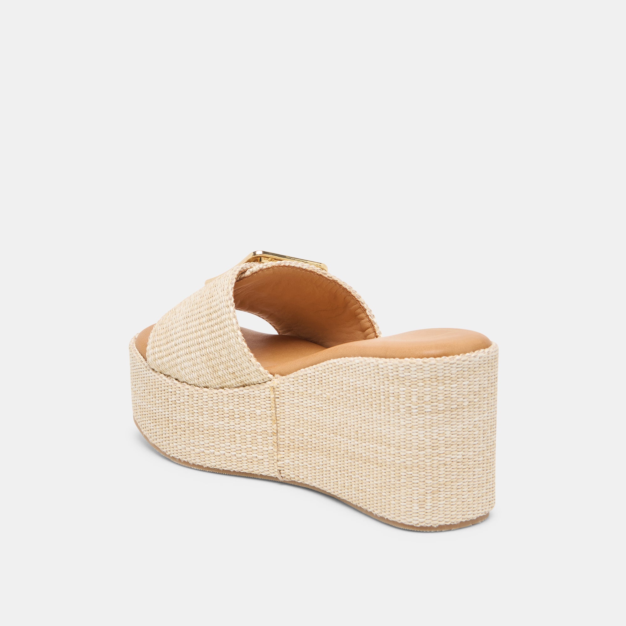 JILIAN WEDGES LT NATURAL RAFFIA - Image 5