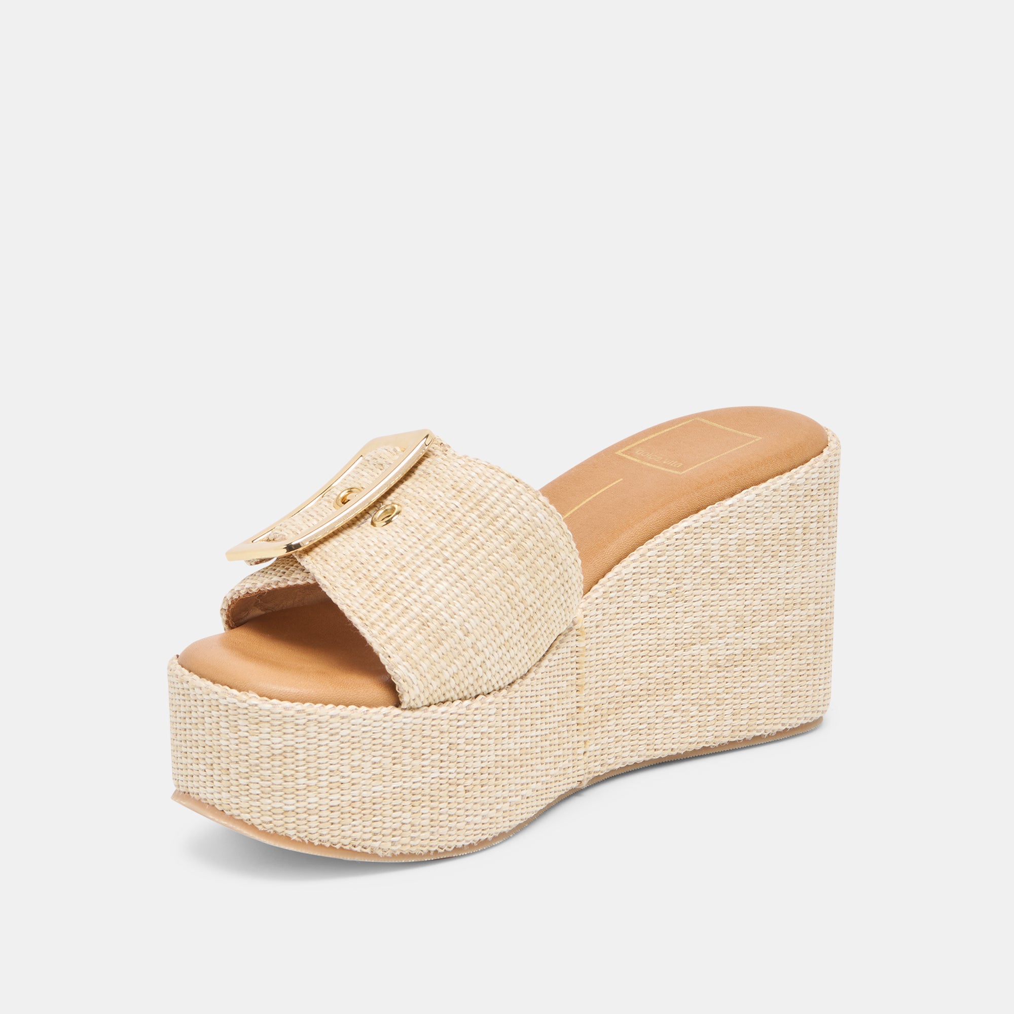 JILIAN WEDGES LT NATURAL RAFFIA - Image 4