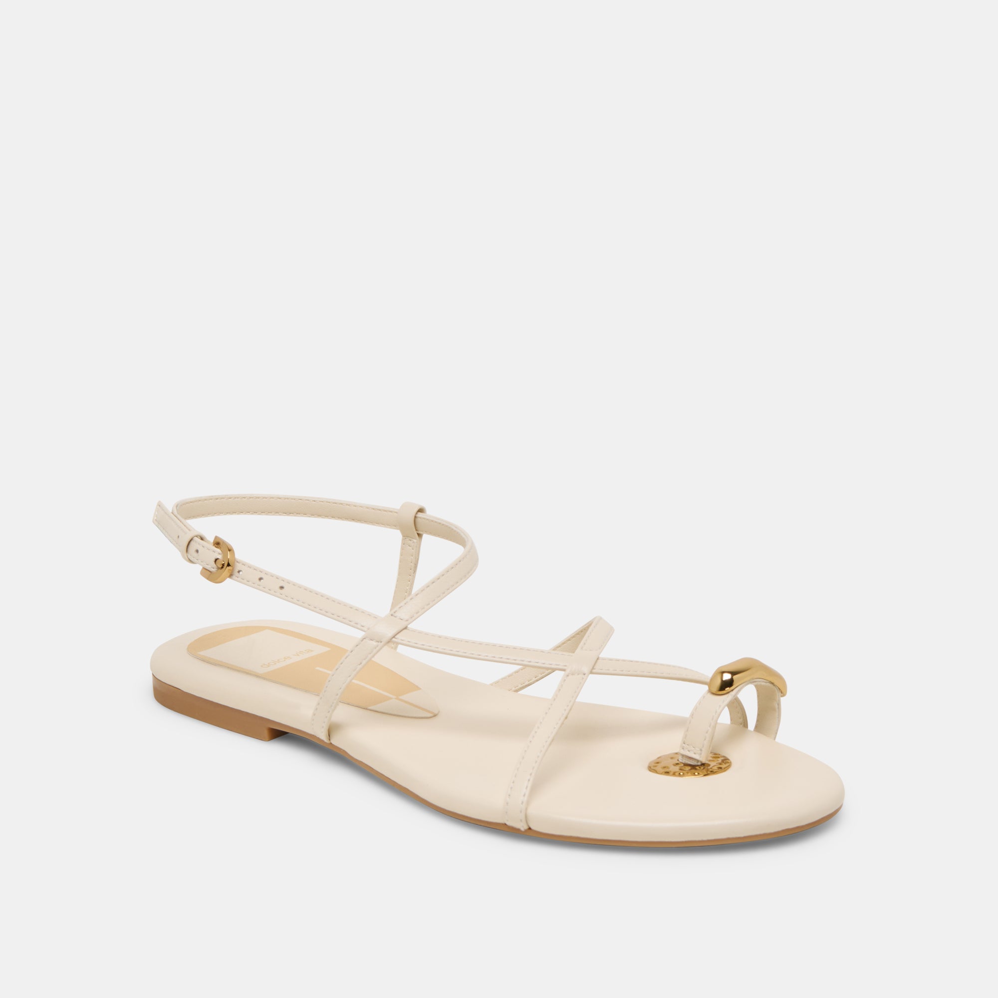 KESHA SANDALS BONE LEATHER - Image 3