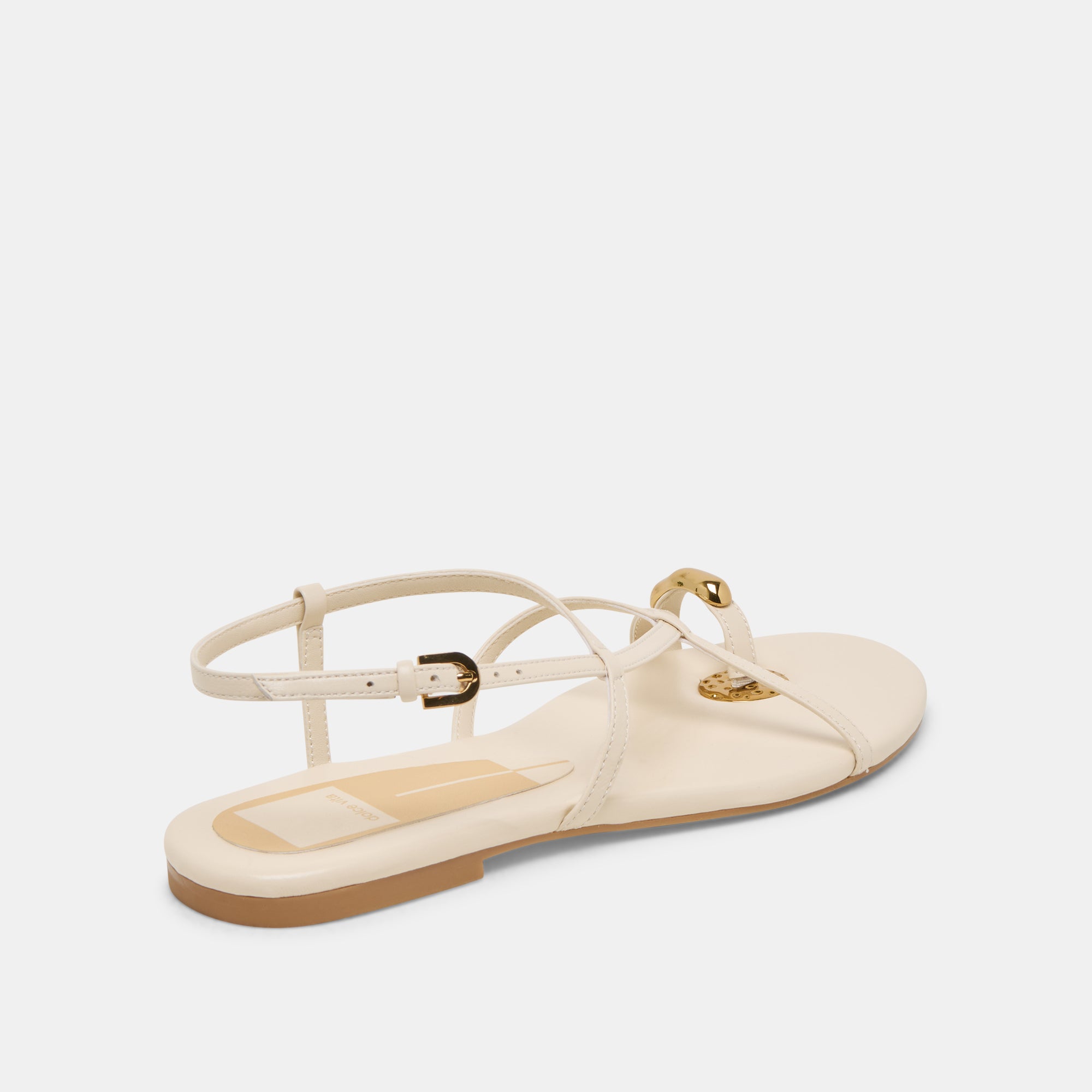 KESHA SANDALS BONE LEATHER - Image 5