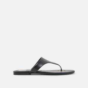 KITTLE SANDALS BLACK LEATHER