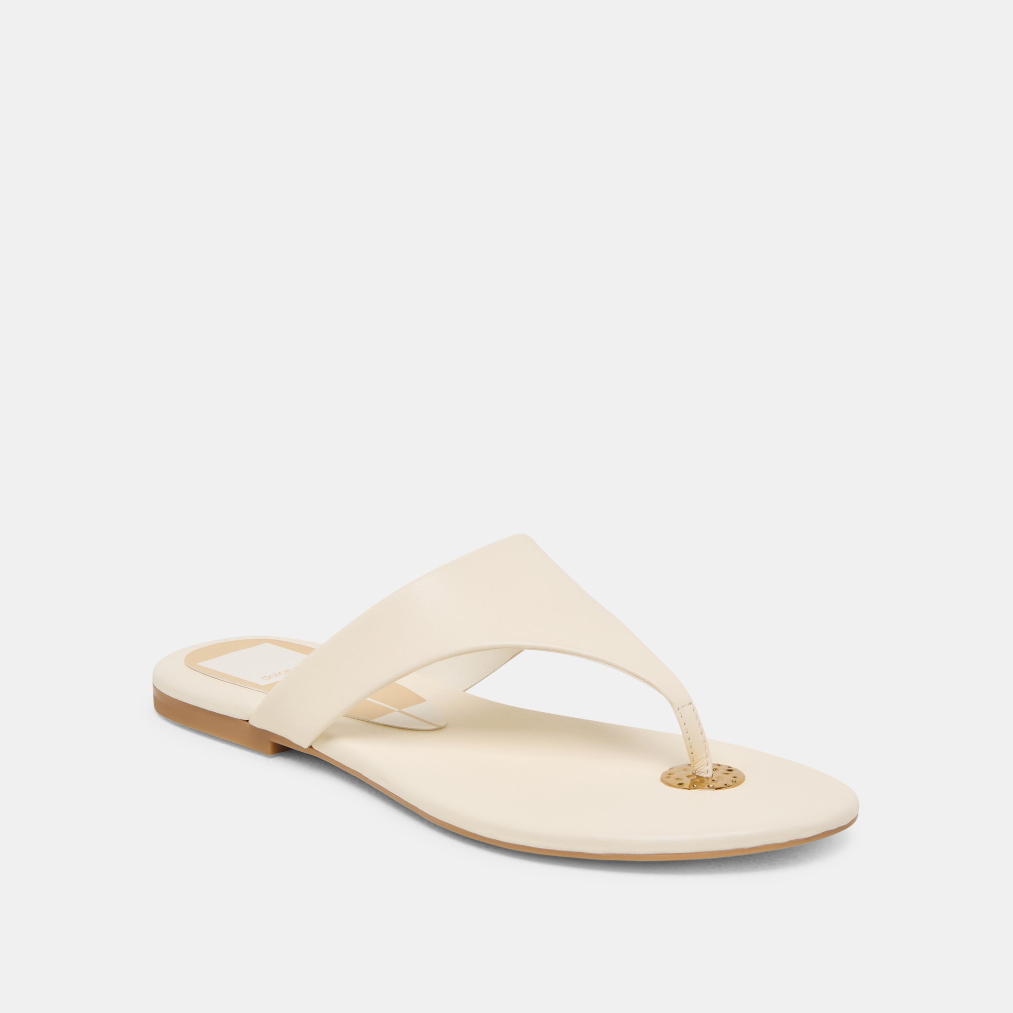 KITTLE SANDALS OFF WHITE LEATHER - Image 3