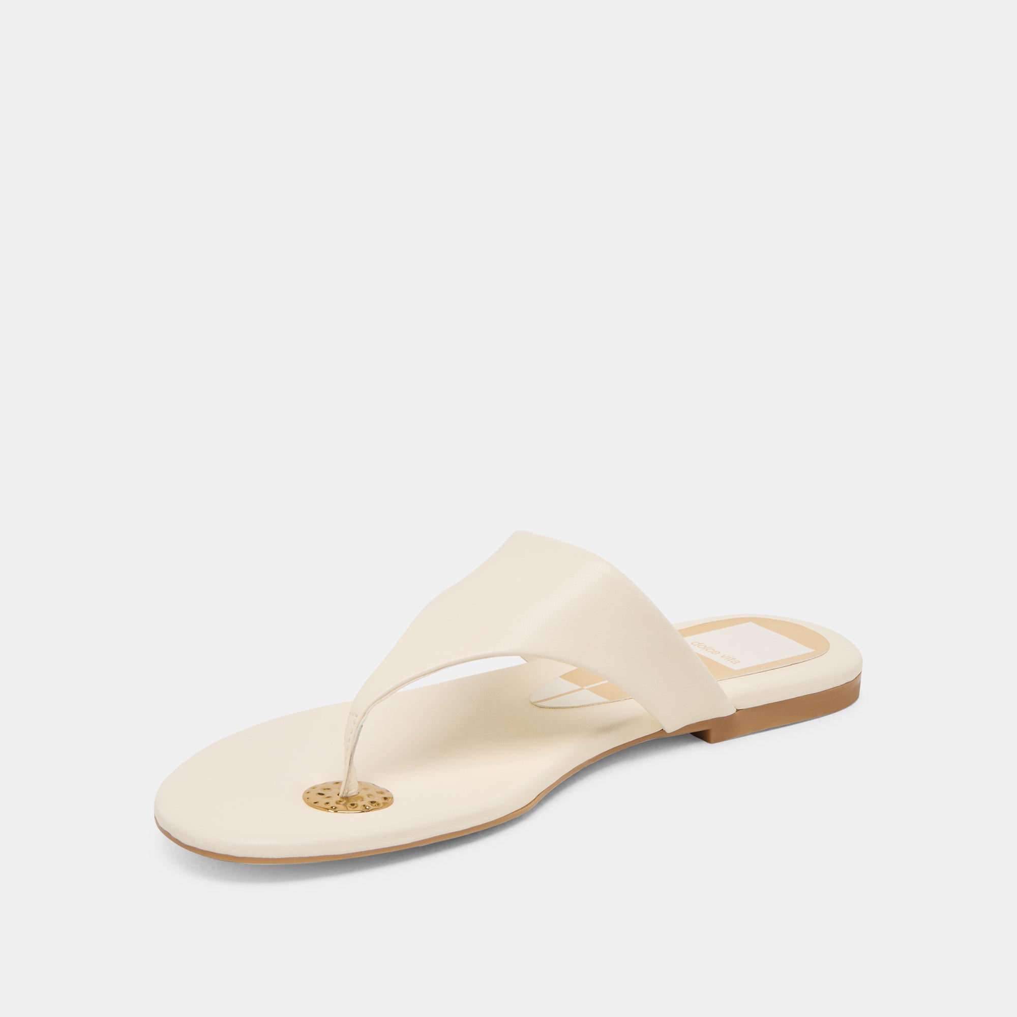 KITTLE SANDALS OFF WHITE LEATHER - Image 6