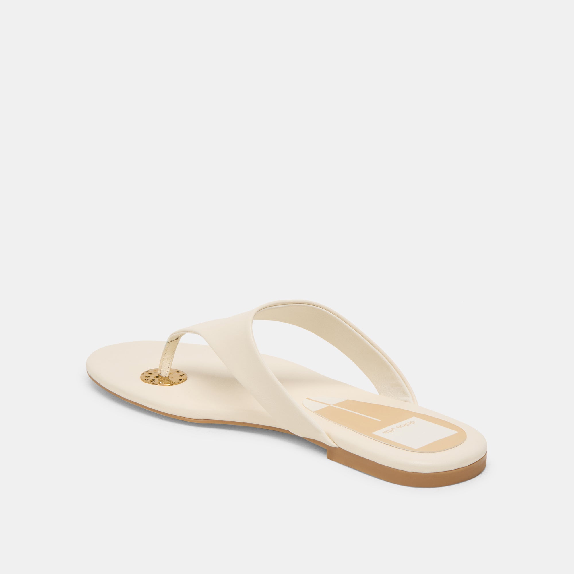 KITTLE SANDALS OFF WHITE LEATHER - Image 7