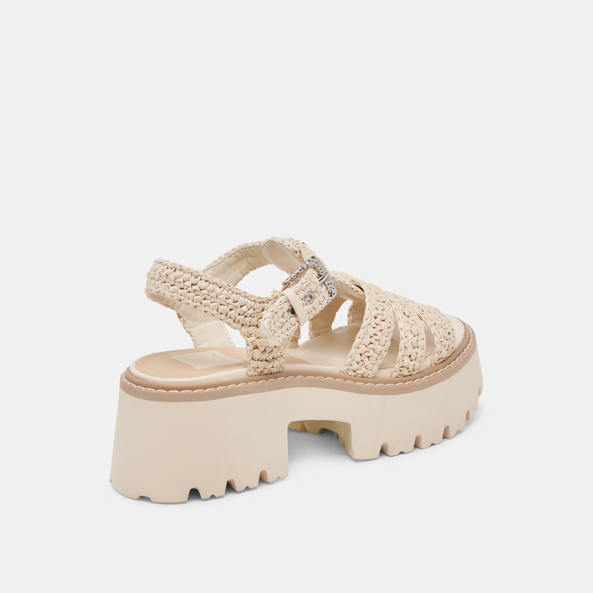 LATICE SANDALS OATMEAL KNIT - Image 5
