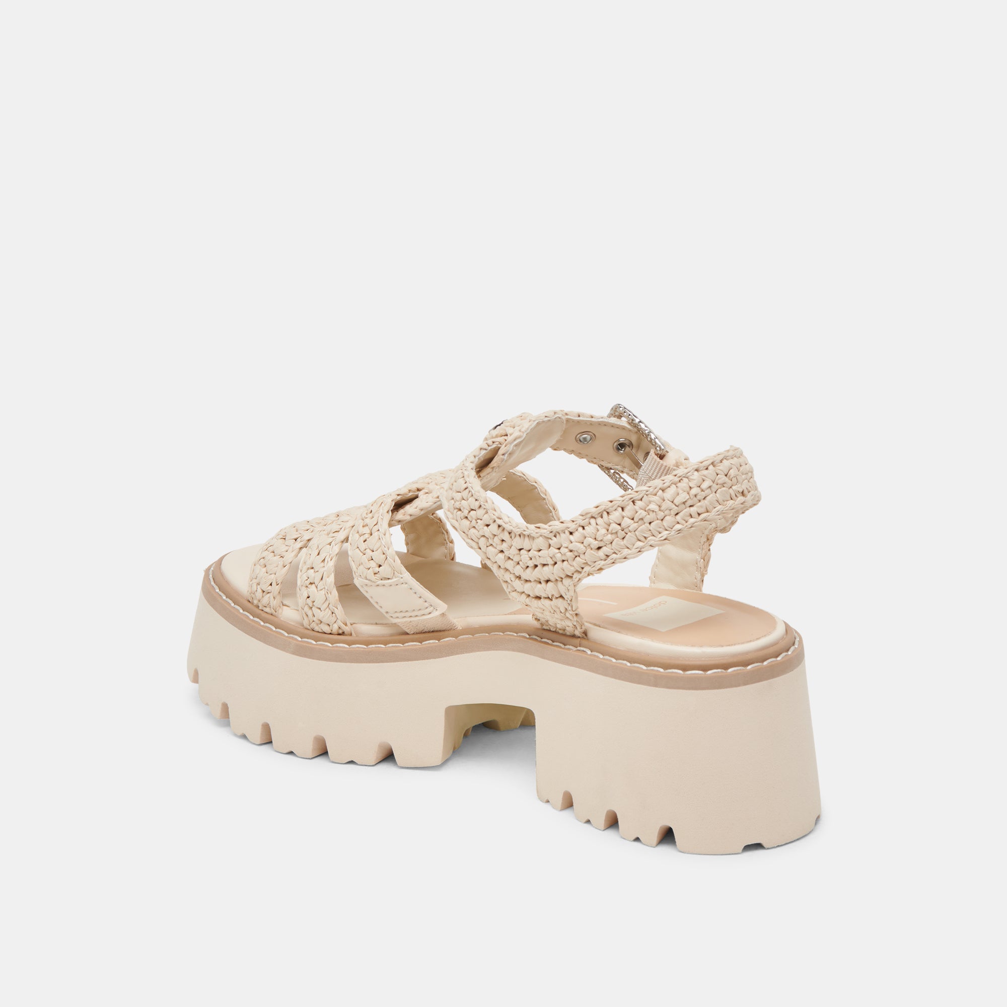 LATICE SANDALS OATMEAL KNIT - Image 7
