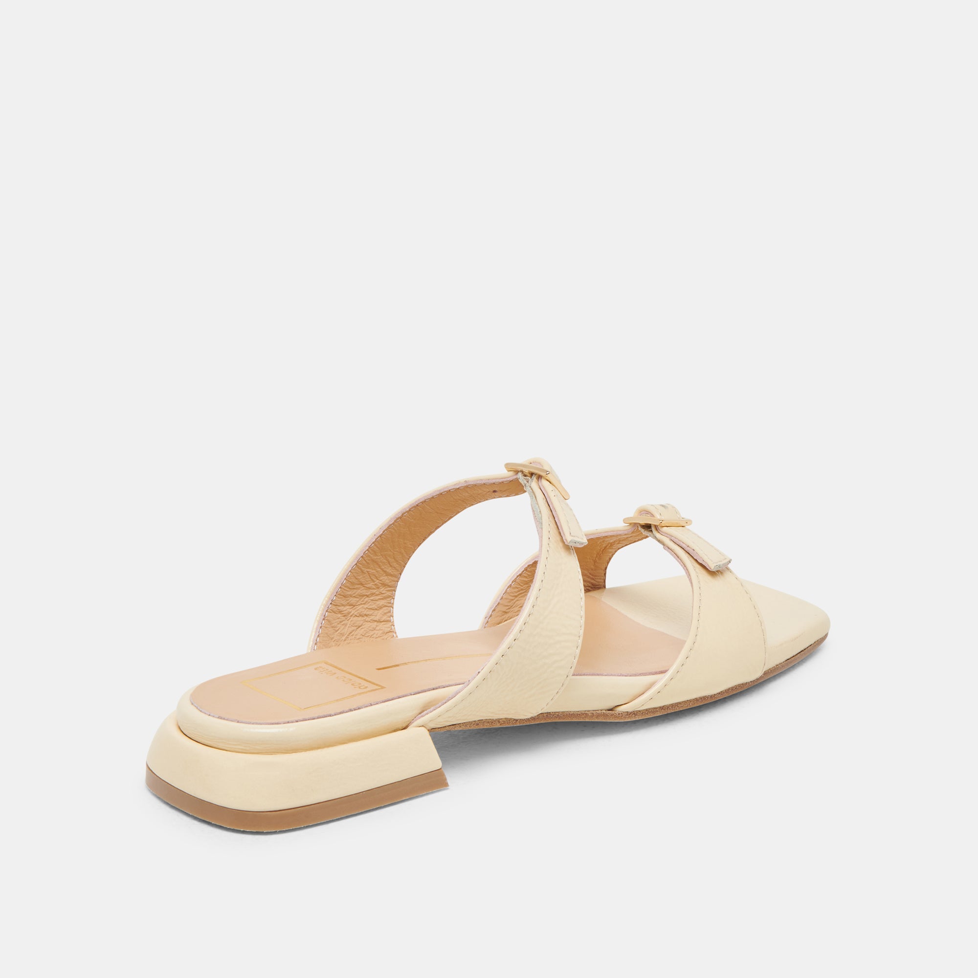 LAVERN SANDALS LIGHT YELLOW CRINKLE PATENT - Image 5