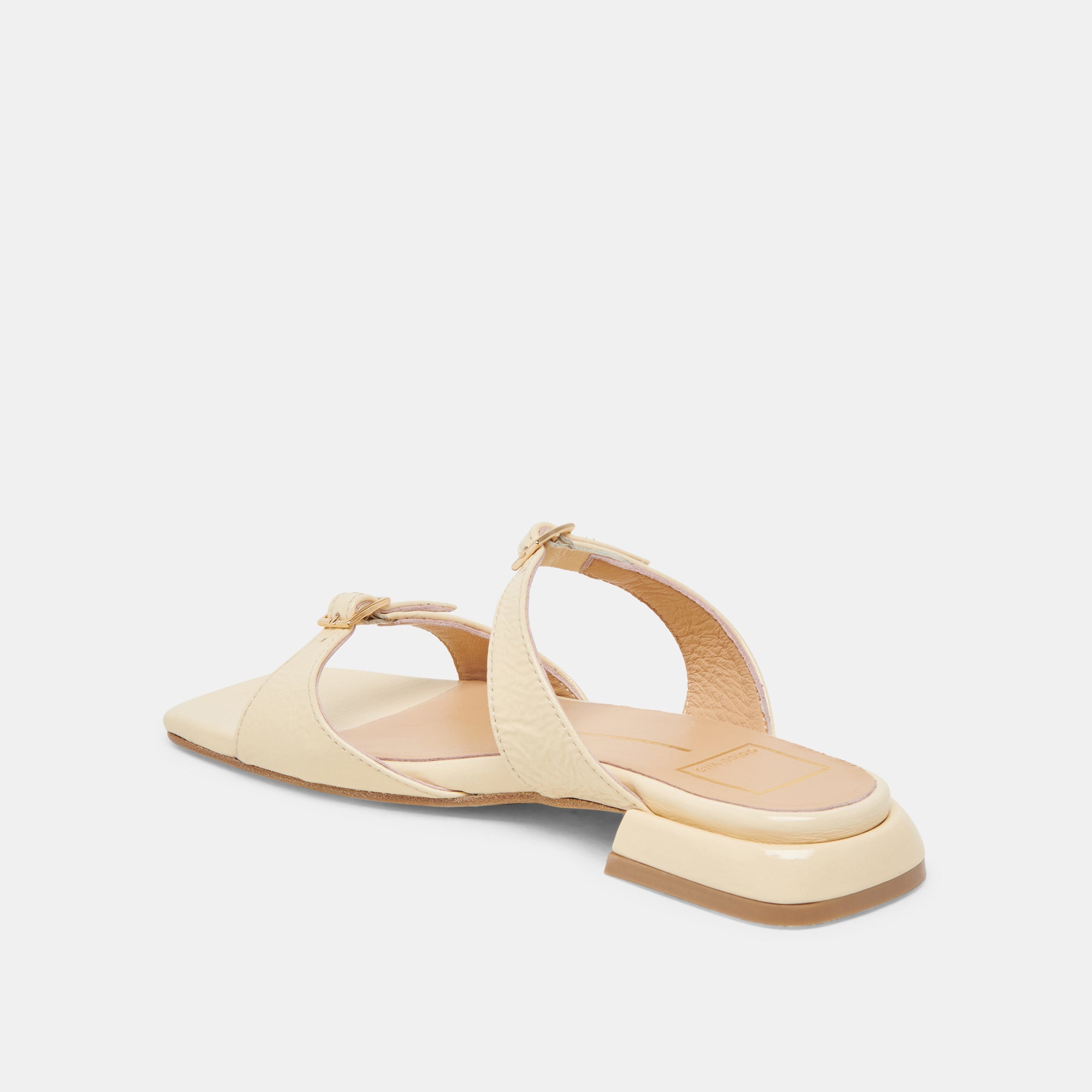 LAVERN SANDALS LIGHT YELLOW CRINKLE PATENT - Image 7