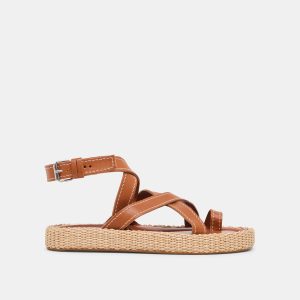 ROXIE SANDALS BROWN LEATHER