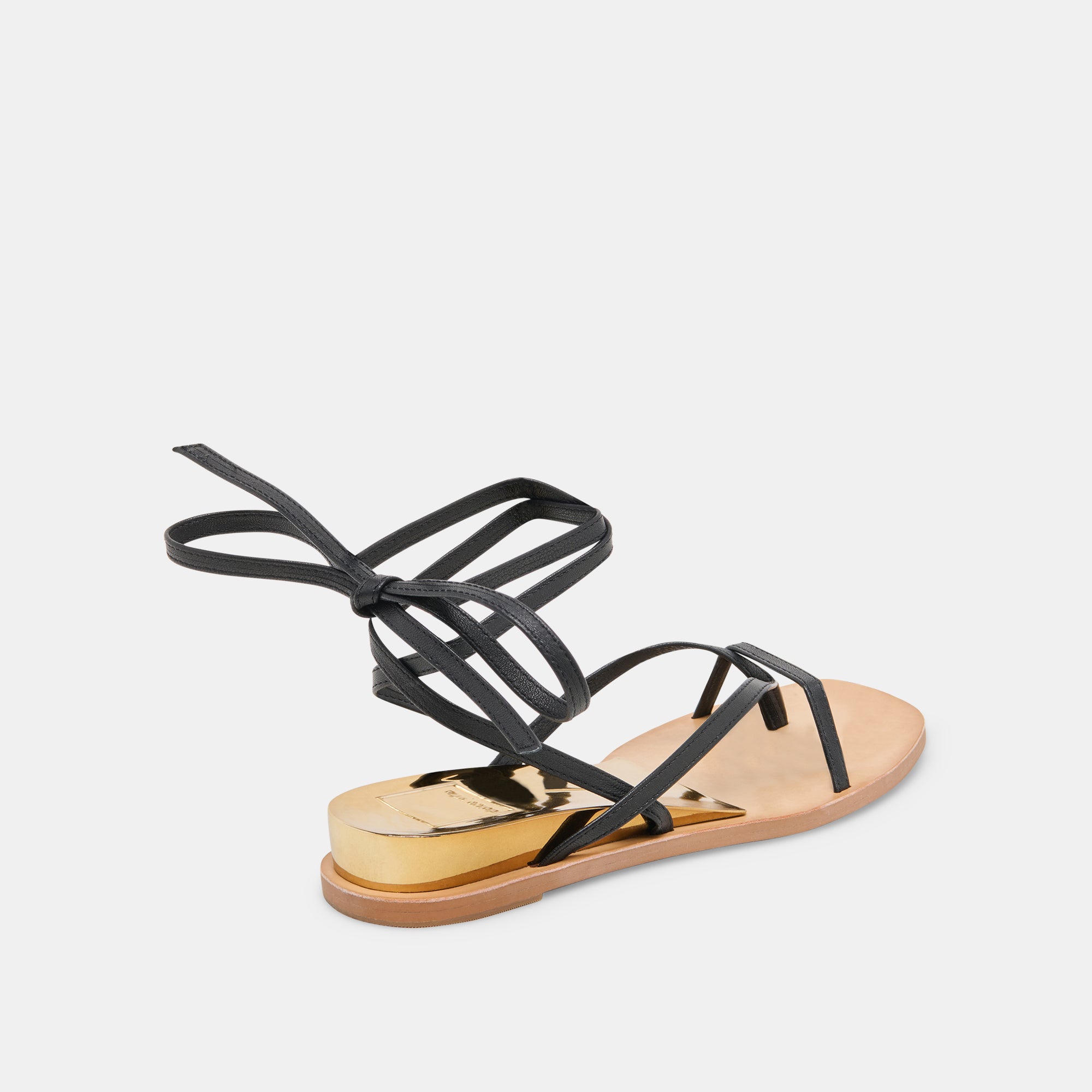 RUDIE SANDALS BLACK LEATHER - Image 3