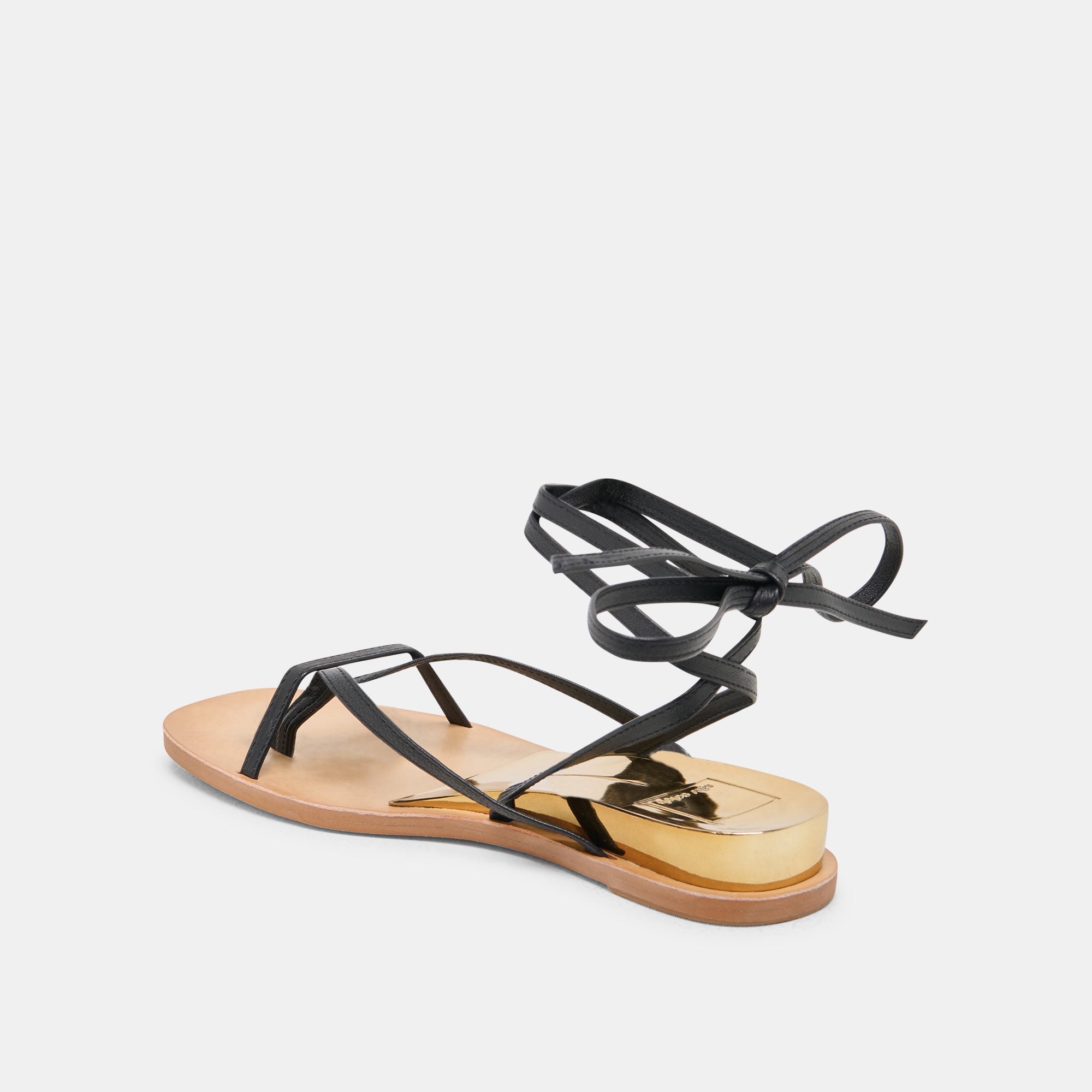 RUDIE SANDALS BLACK LEATHER - Image 5