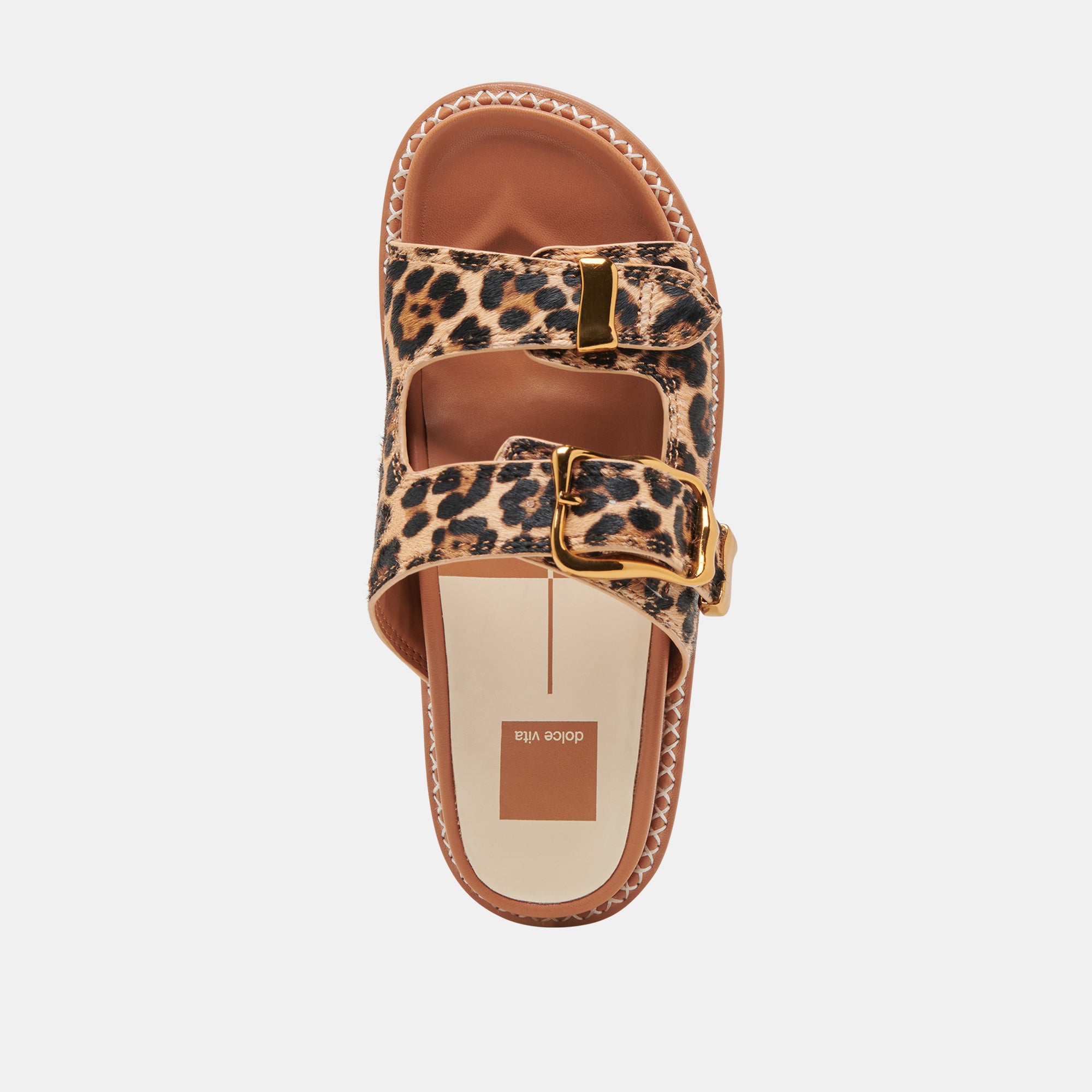 SEVANA SANDALS DK LEOPARD CALF HAIR - Image 10
