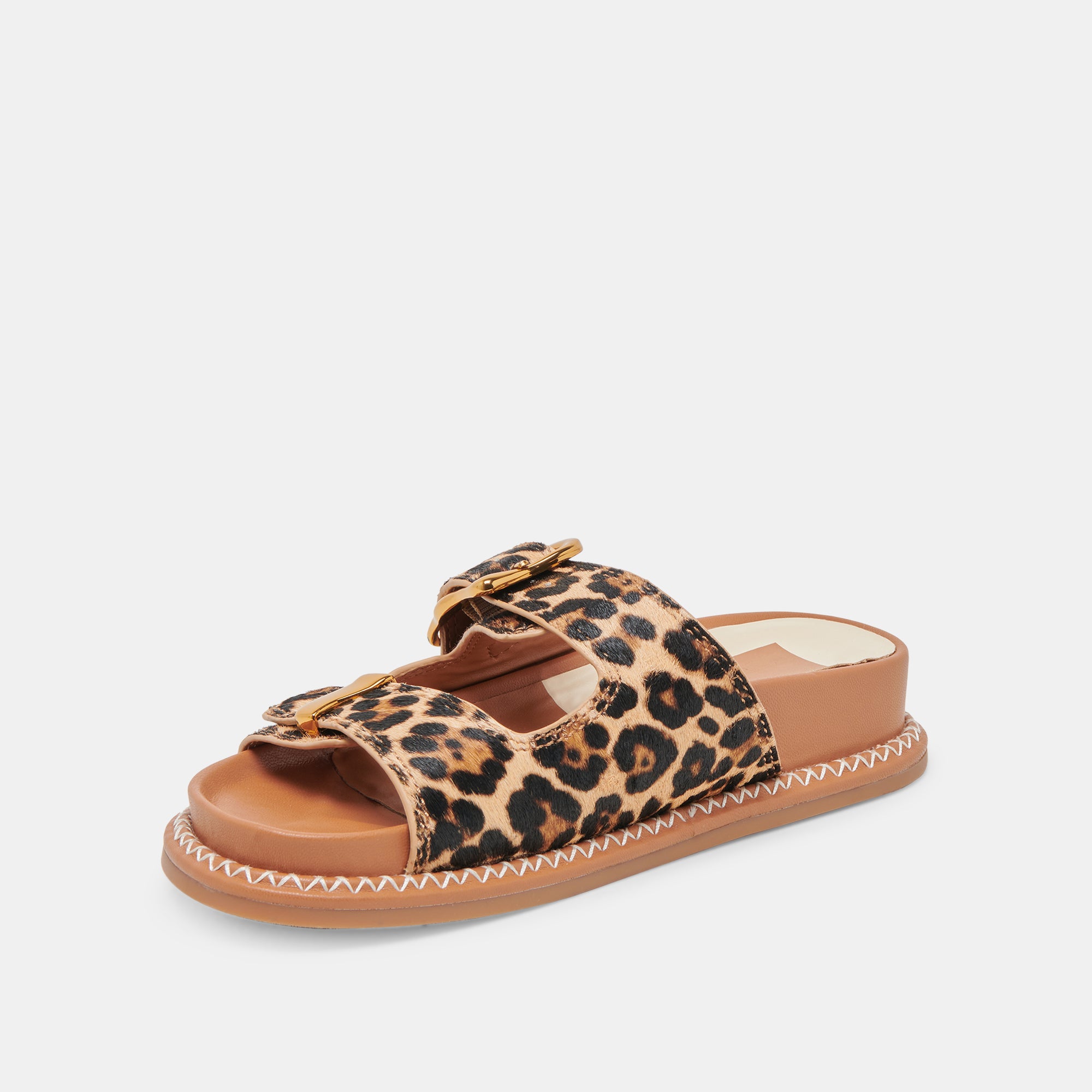 SEVANA SANDALS DK LEOPARD CALF HAIR - Image 6
