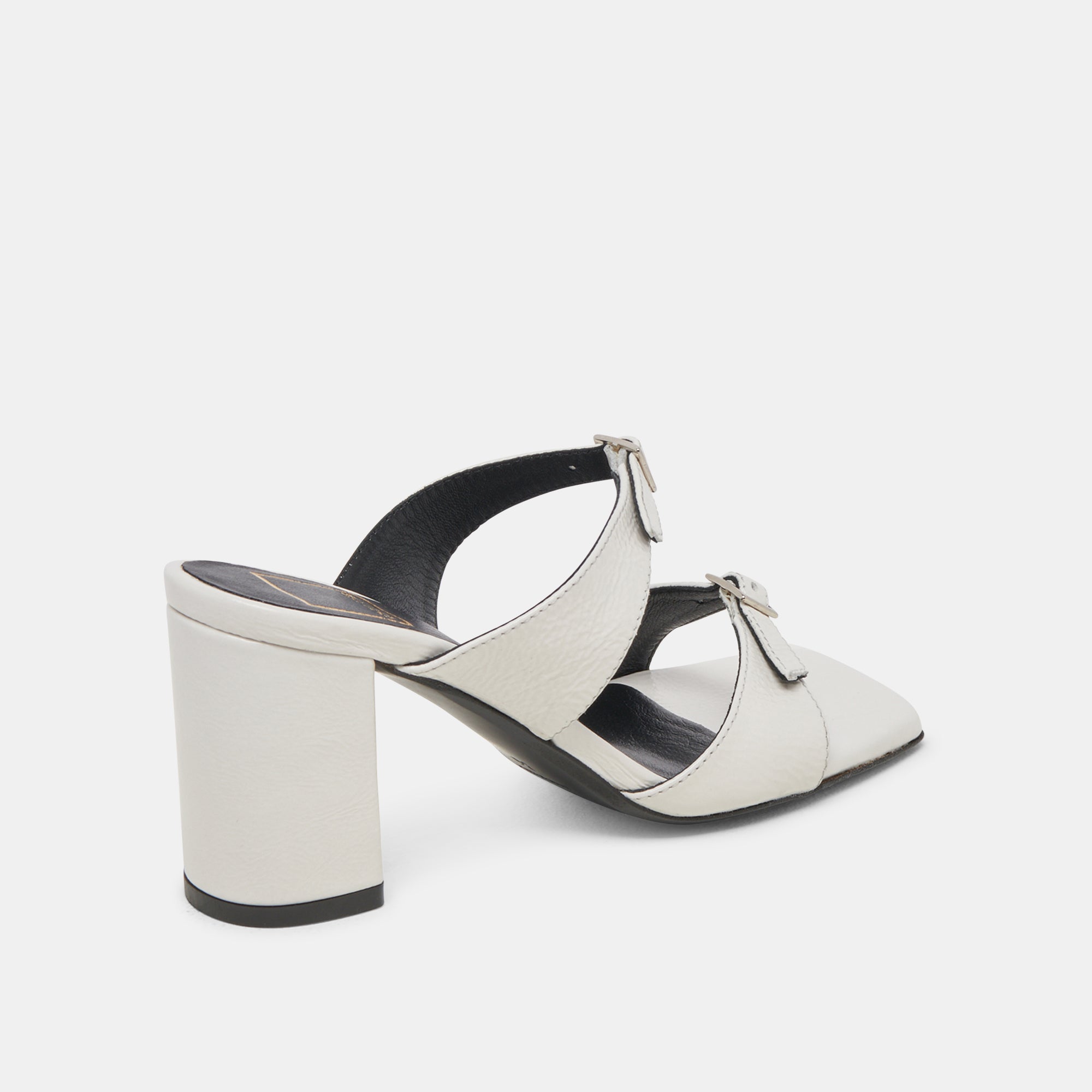 SHANE HEELS OFF WHITE CRINKLE PATENT - Image 8
