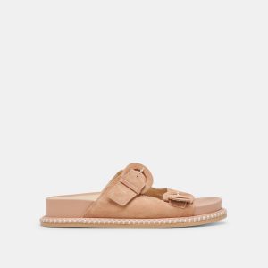 SHAUNY SANDALS TOFFEE SUEDE