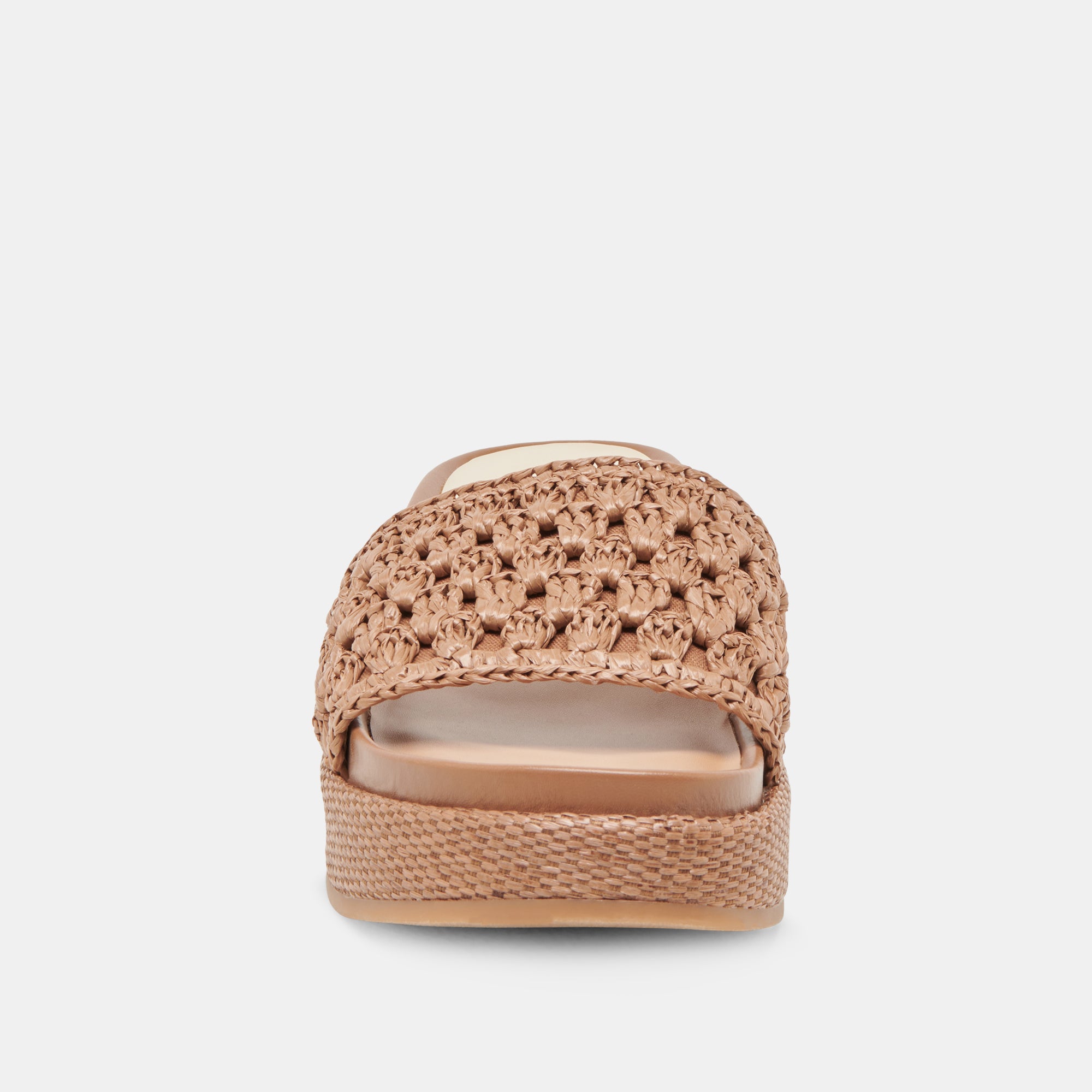 SIDONA SANDALS BROWN RAFFIA - Image 8