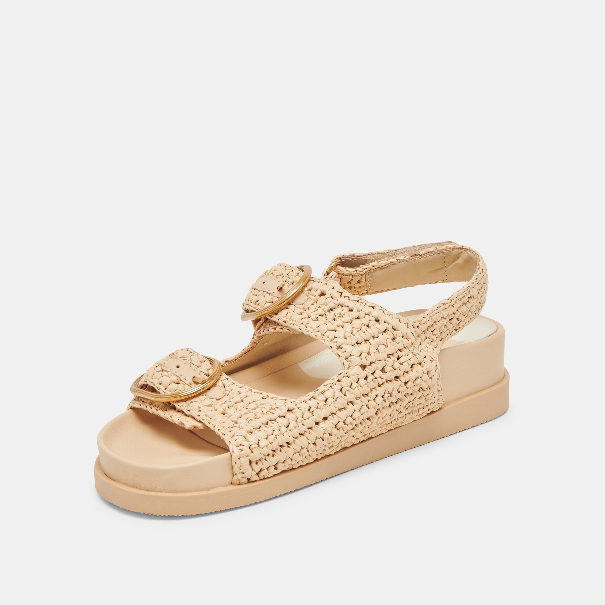 STARLA CROCHET SANDALS NATURAL KNIT - Image 6