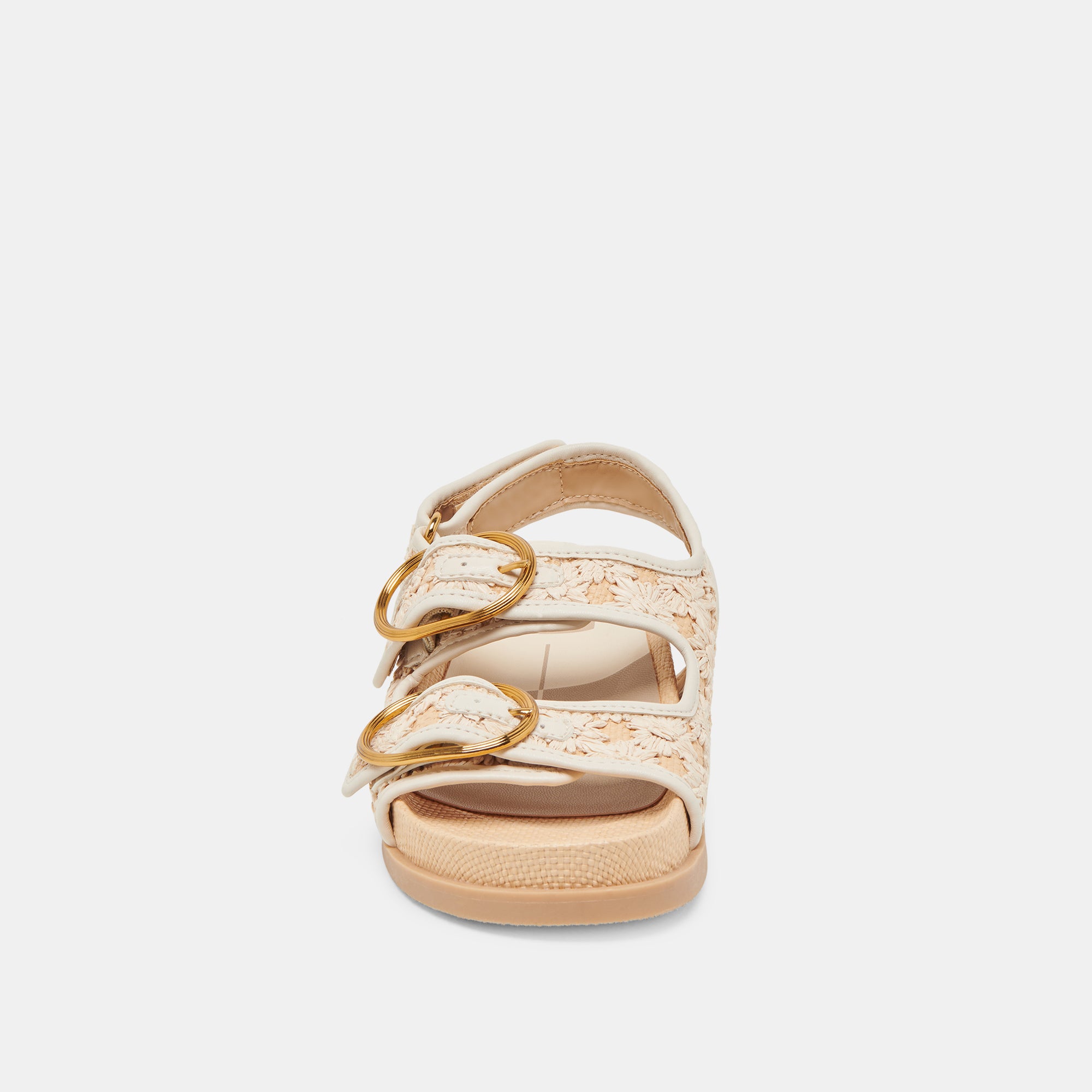 STARLA SANDALS CREME FLORAL RAFFIA - Image 9