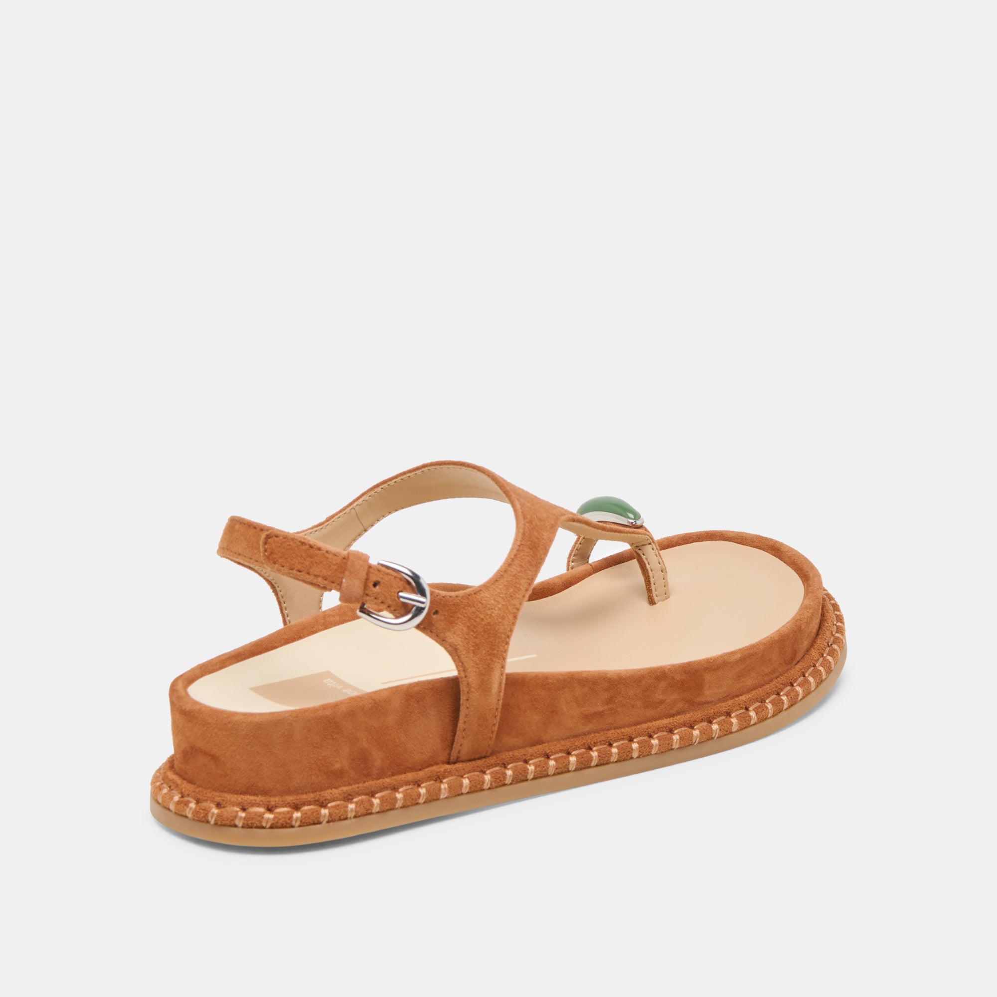 STEFAN GEMSTONE SANDALS CARAMEL SUEDE - Image 3