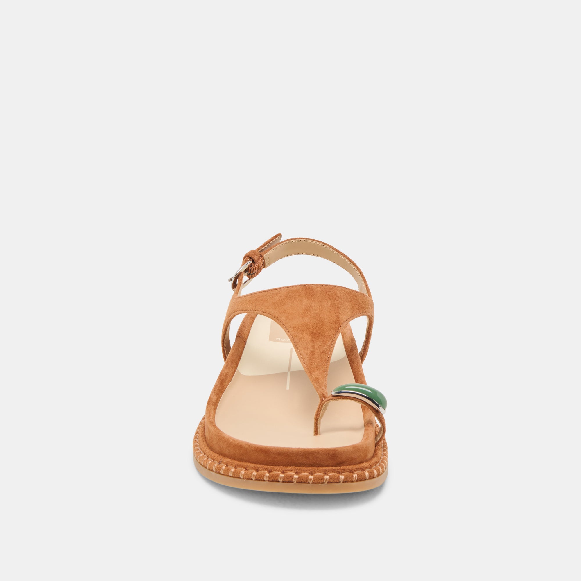 STEFAN GEMSTONE SANDALS CARAMEL SUEDE - Image 6