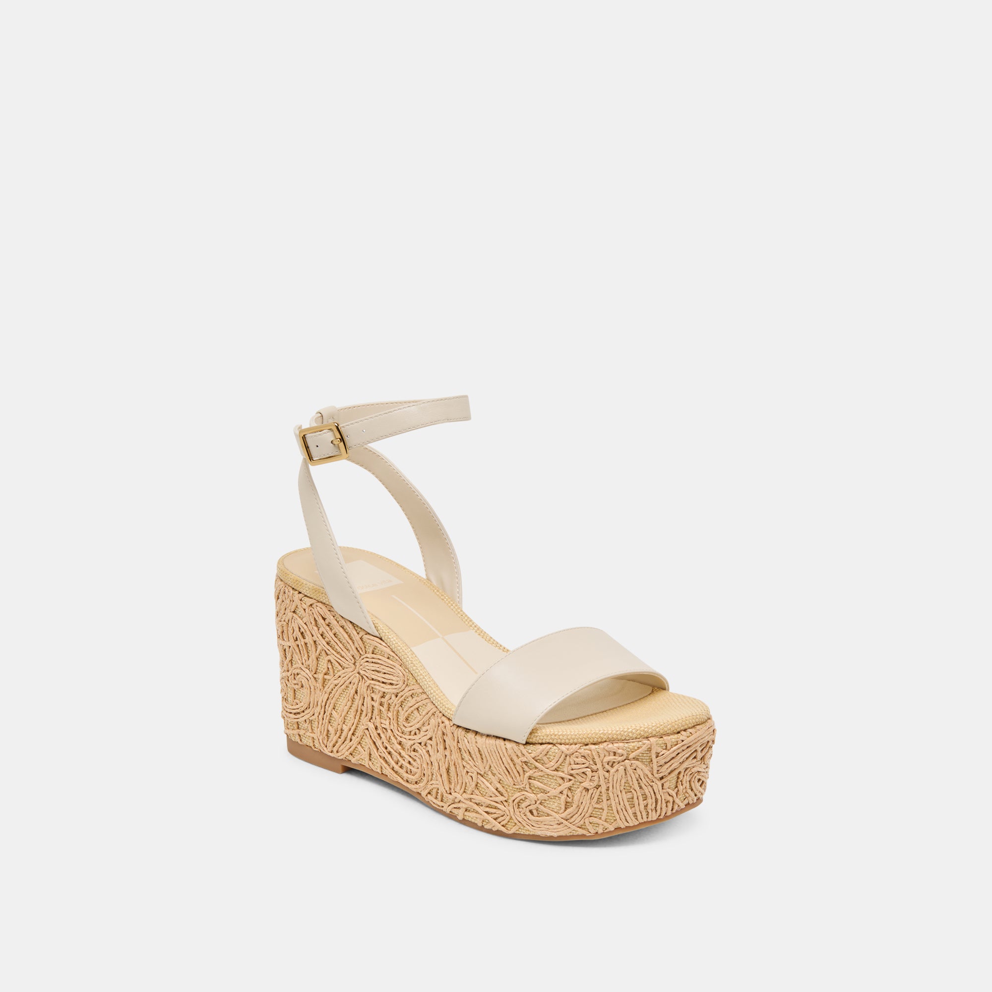 TALISA WEDGES IVORY LEATHER - Image 2