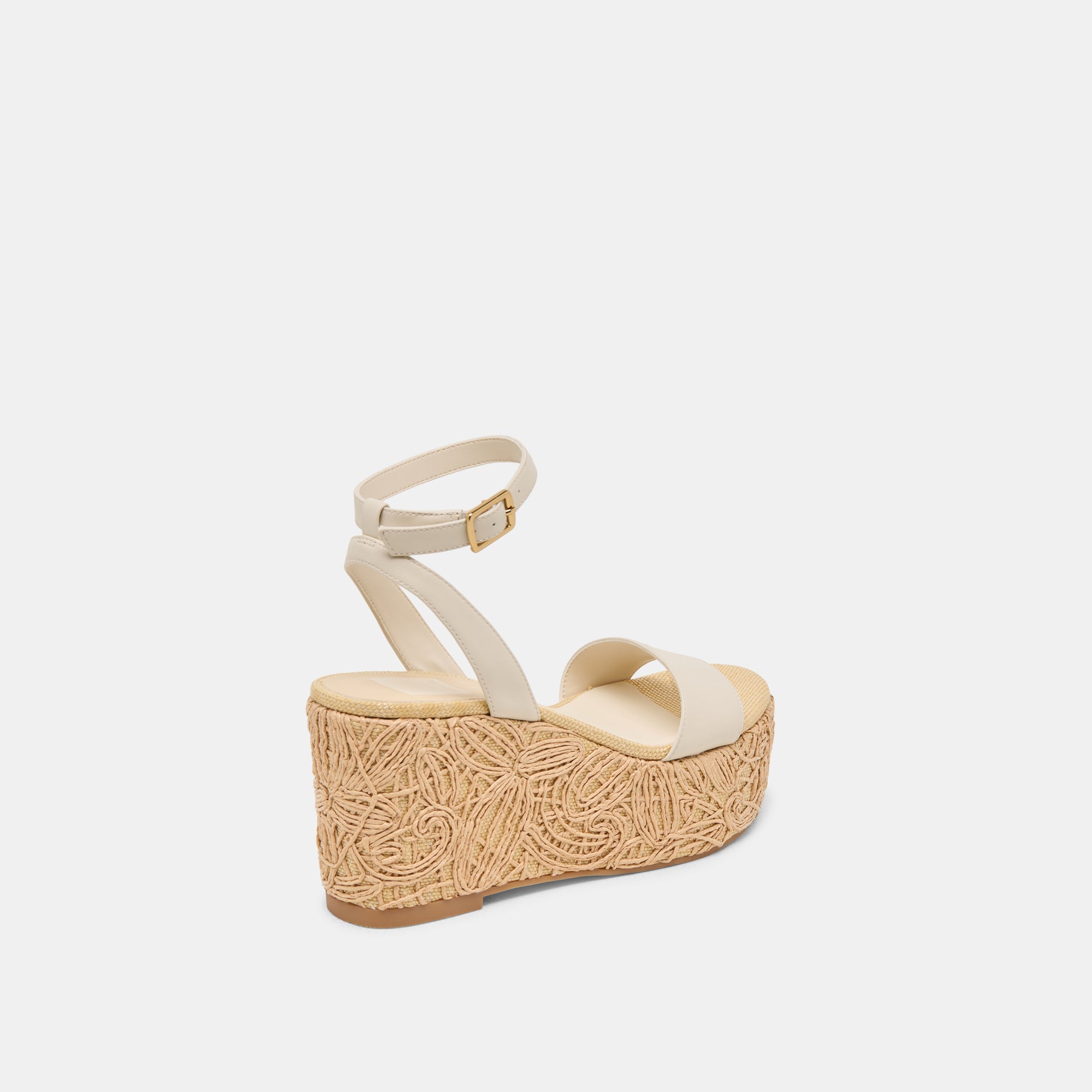 TALISA WEDGES IVORY LEATHER - Image 3