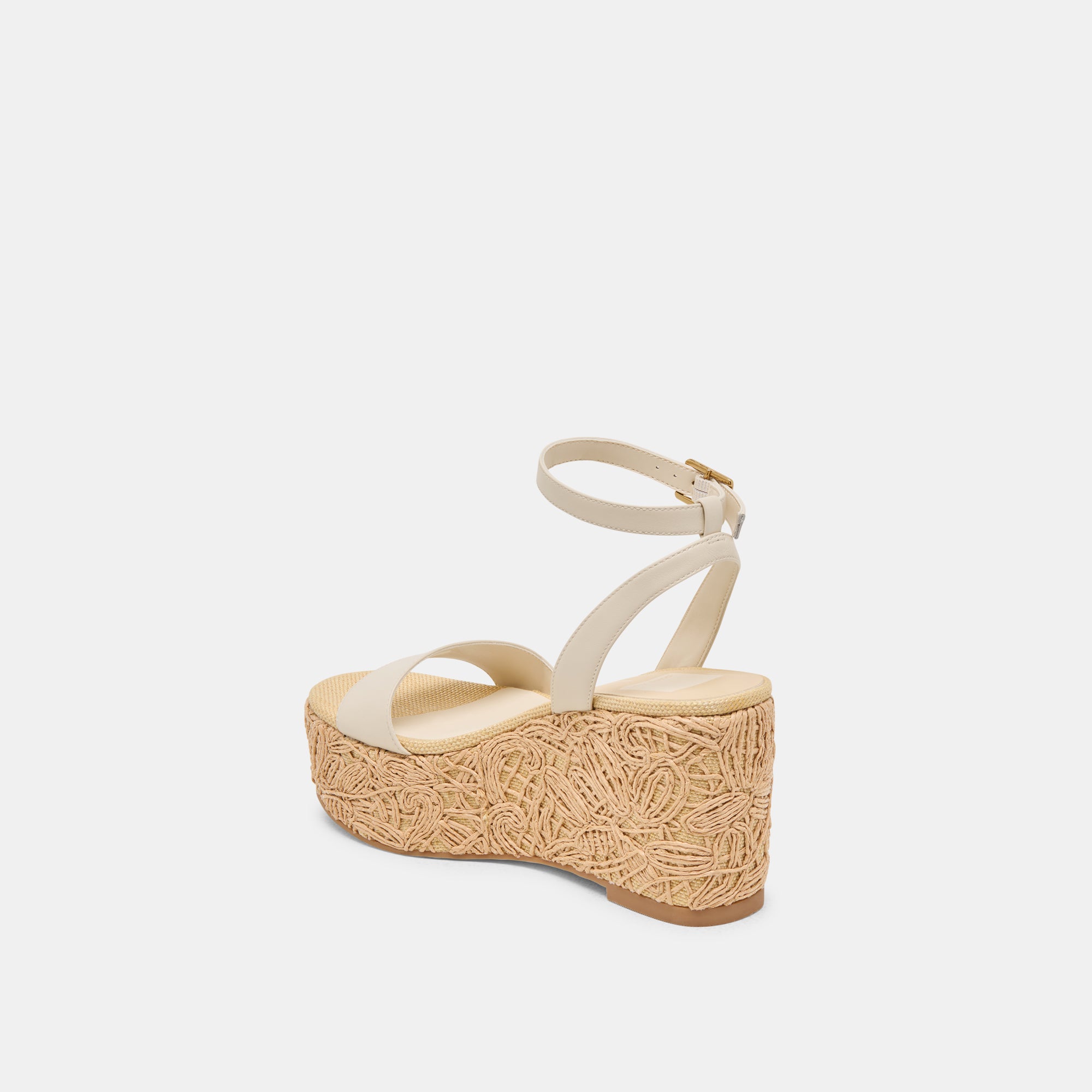 TALISA WEDGES IVORY LEATHER - Image 5