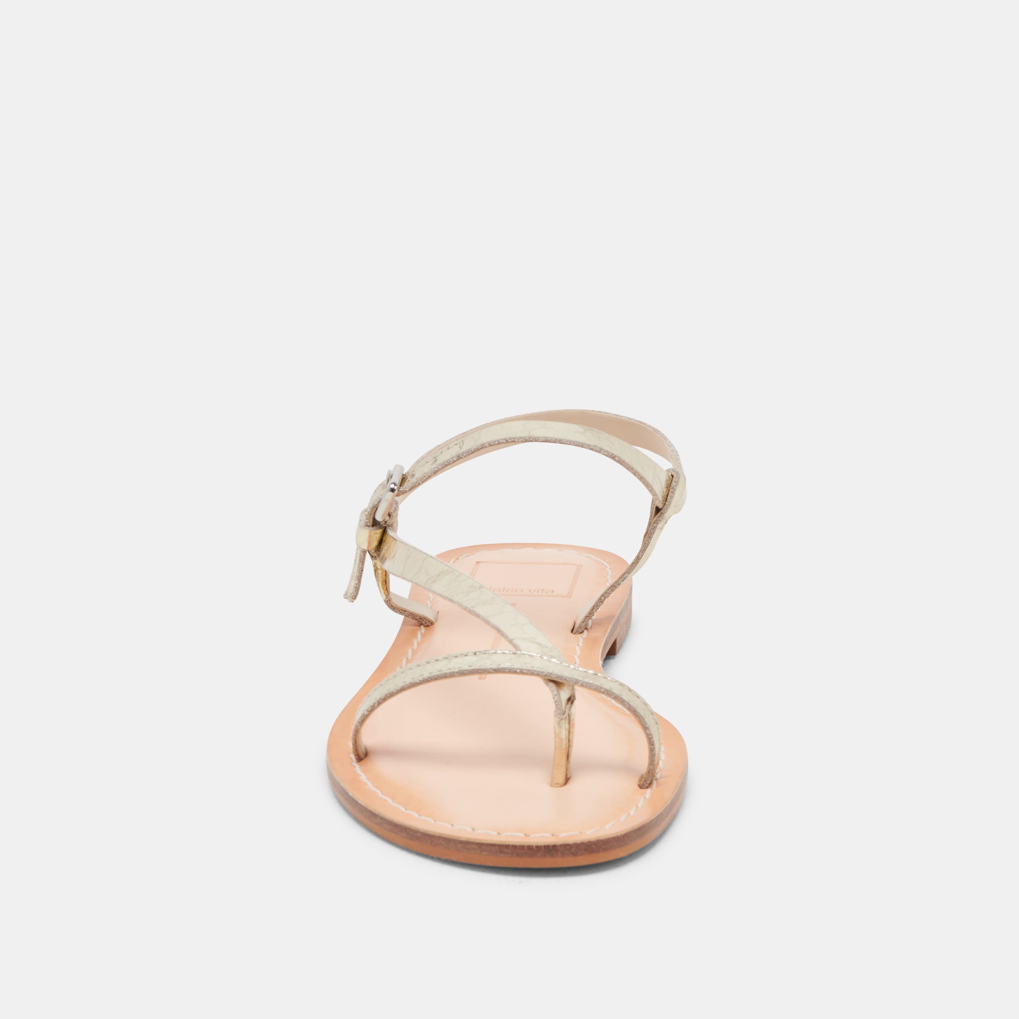 WANDRE SANDALS GOLD DISTRESSED LEATHER - Image 6