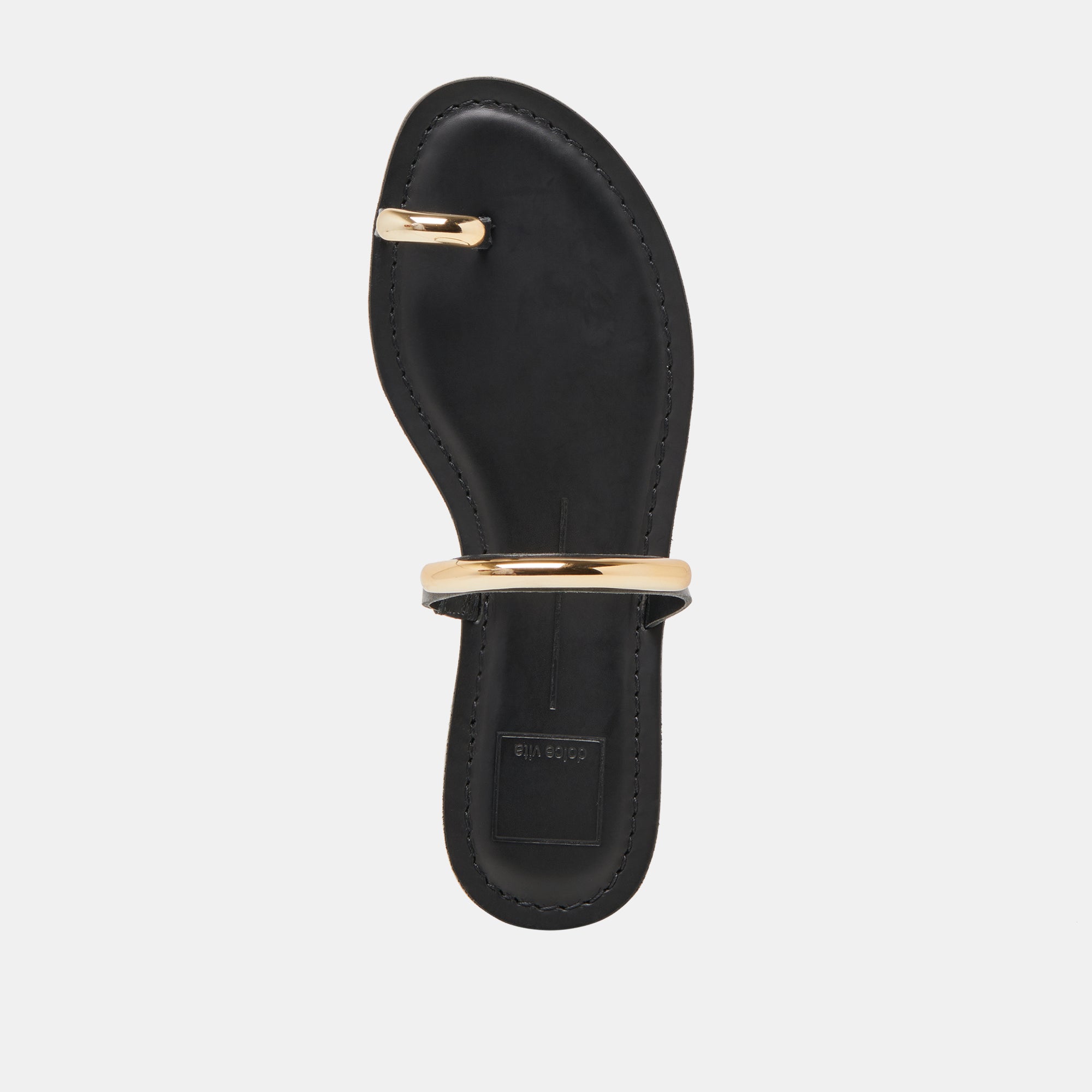 WINK WIDE SANDALS BLACK LEATHER - Image 8