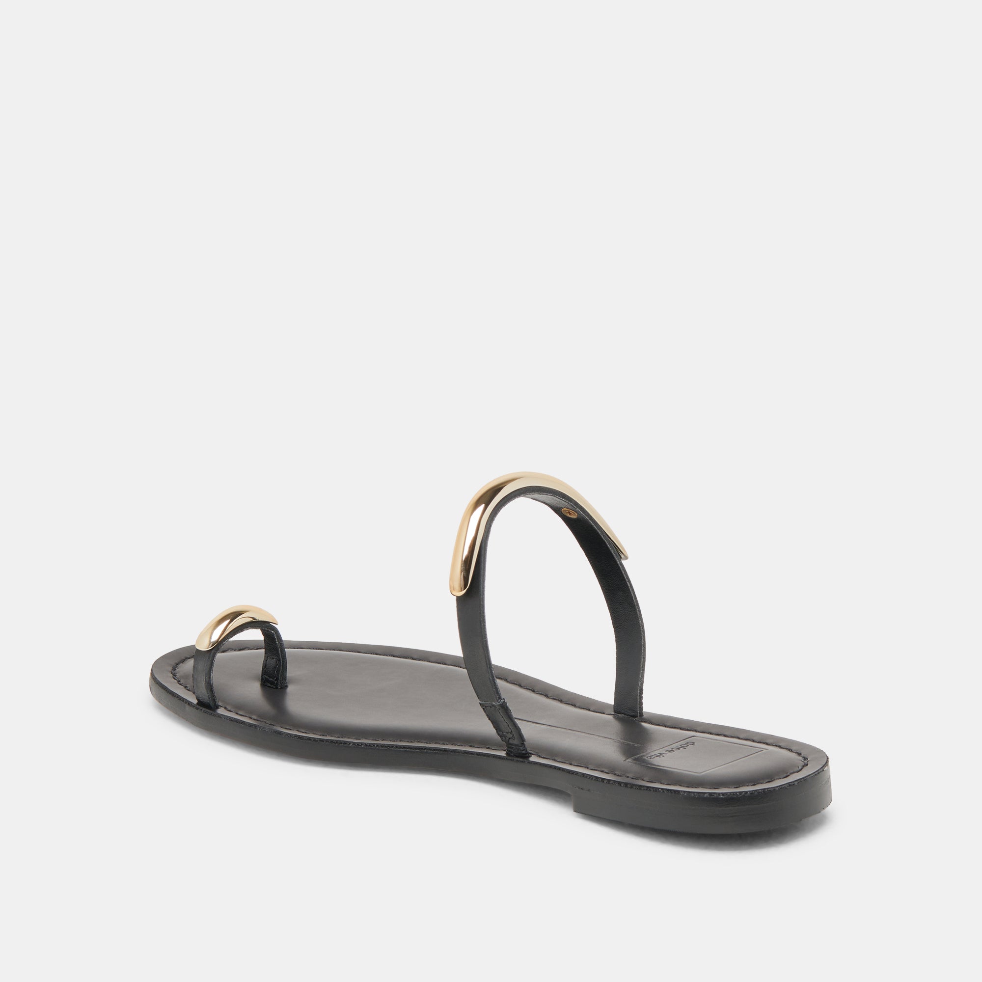 WINK SANDALS BLACK LEATHER - Image 8