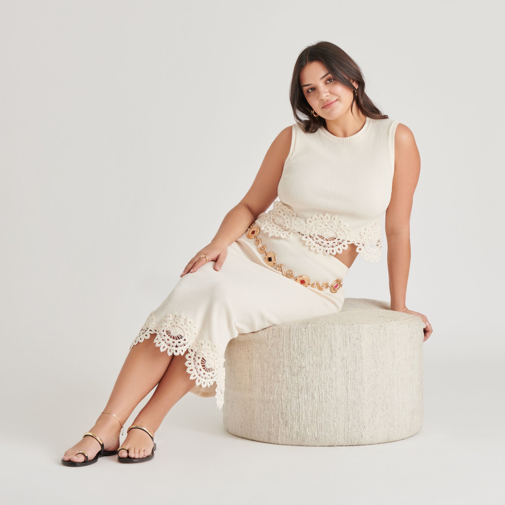 WINK SANDALS BLACK LEATHER - Image 4