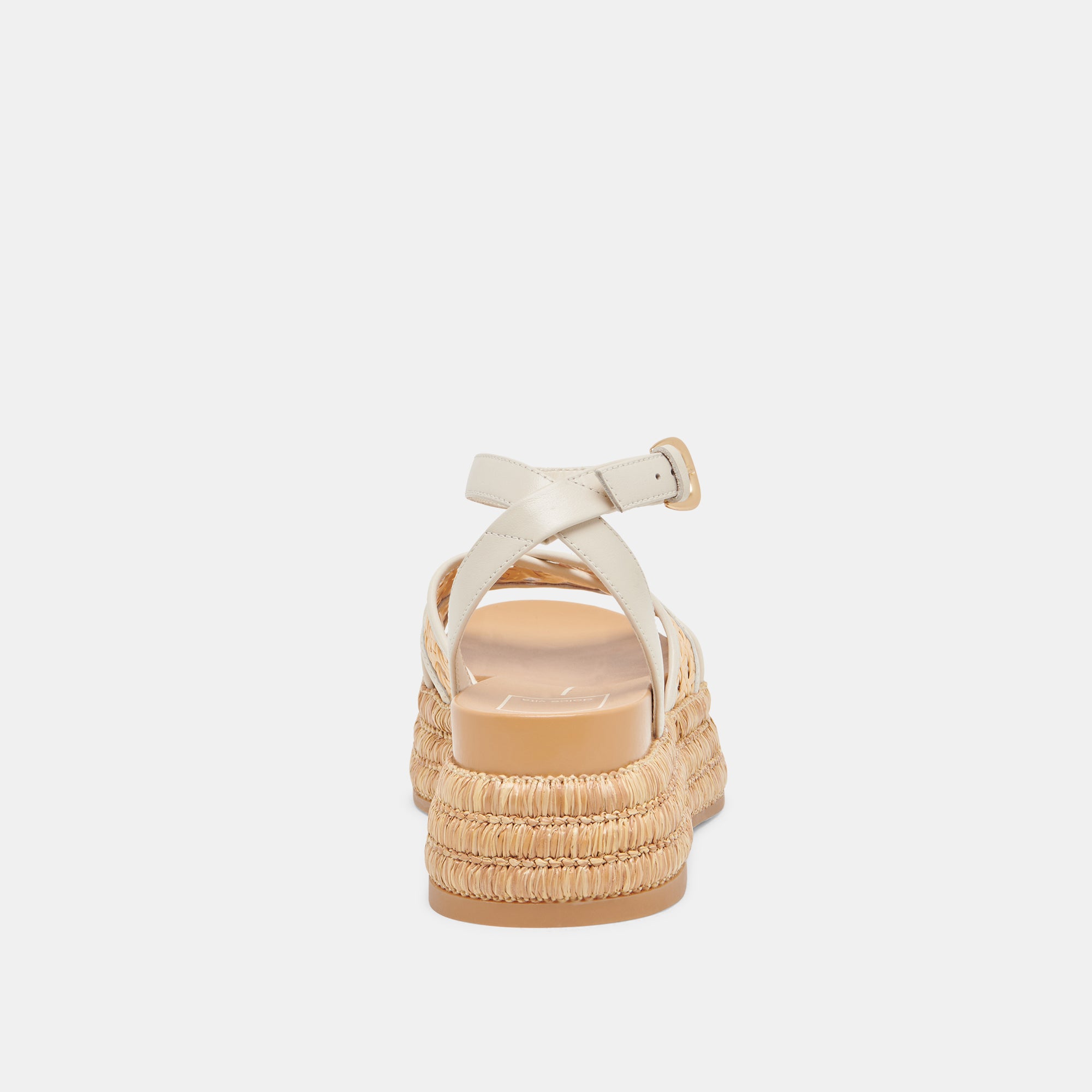 WRILEY SANDALS CREME WOVEN RAFFIA - Image 7