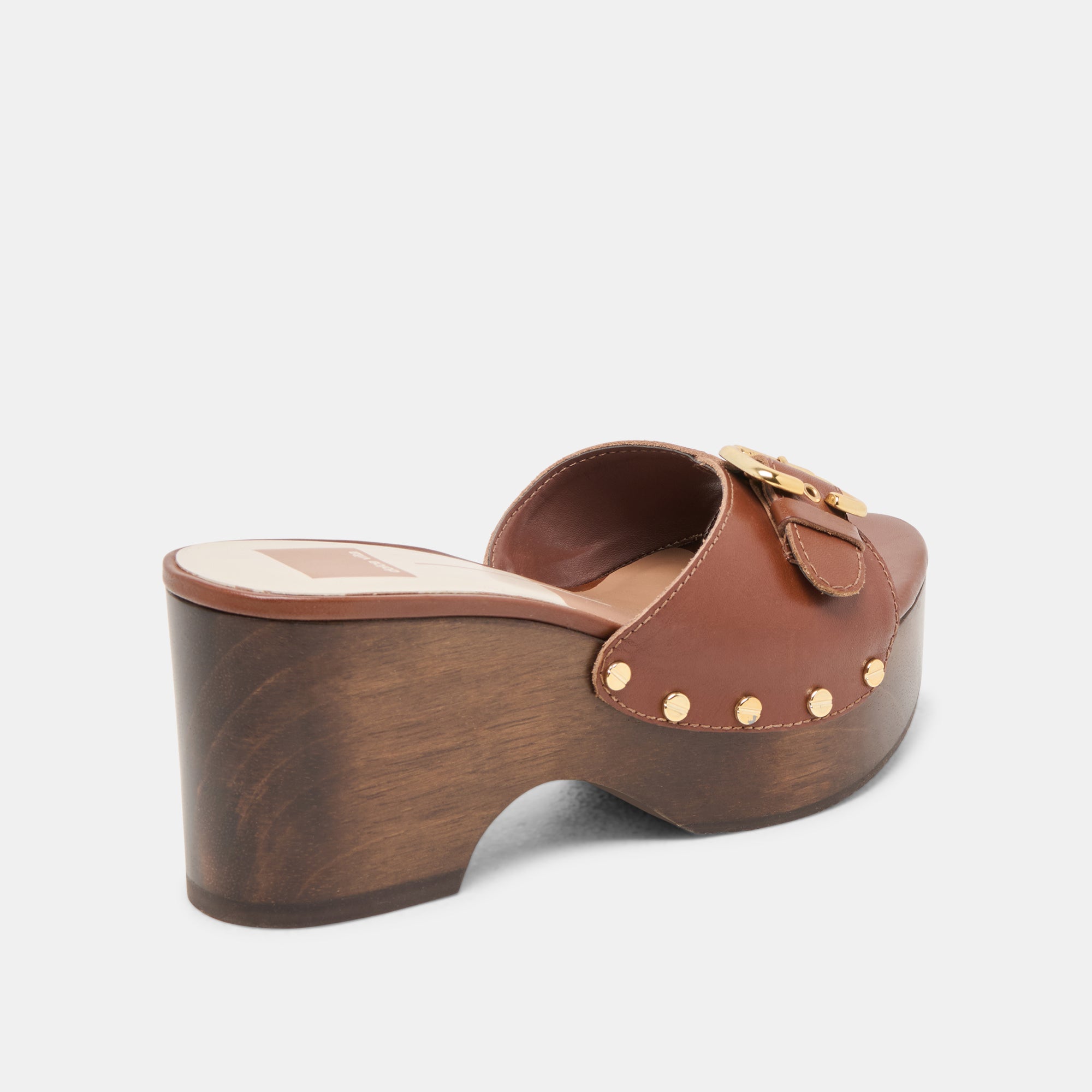 YALAH HEELS BROWN LEATHER - Image 3