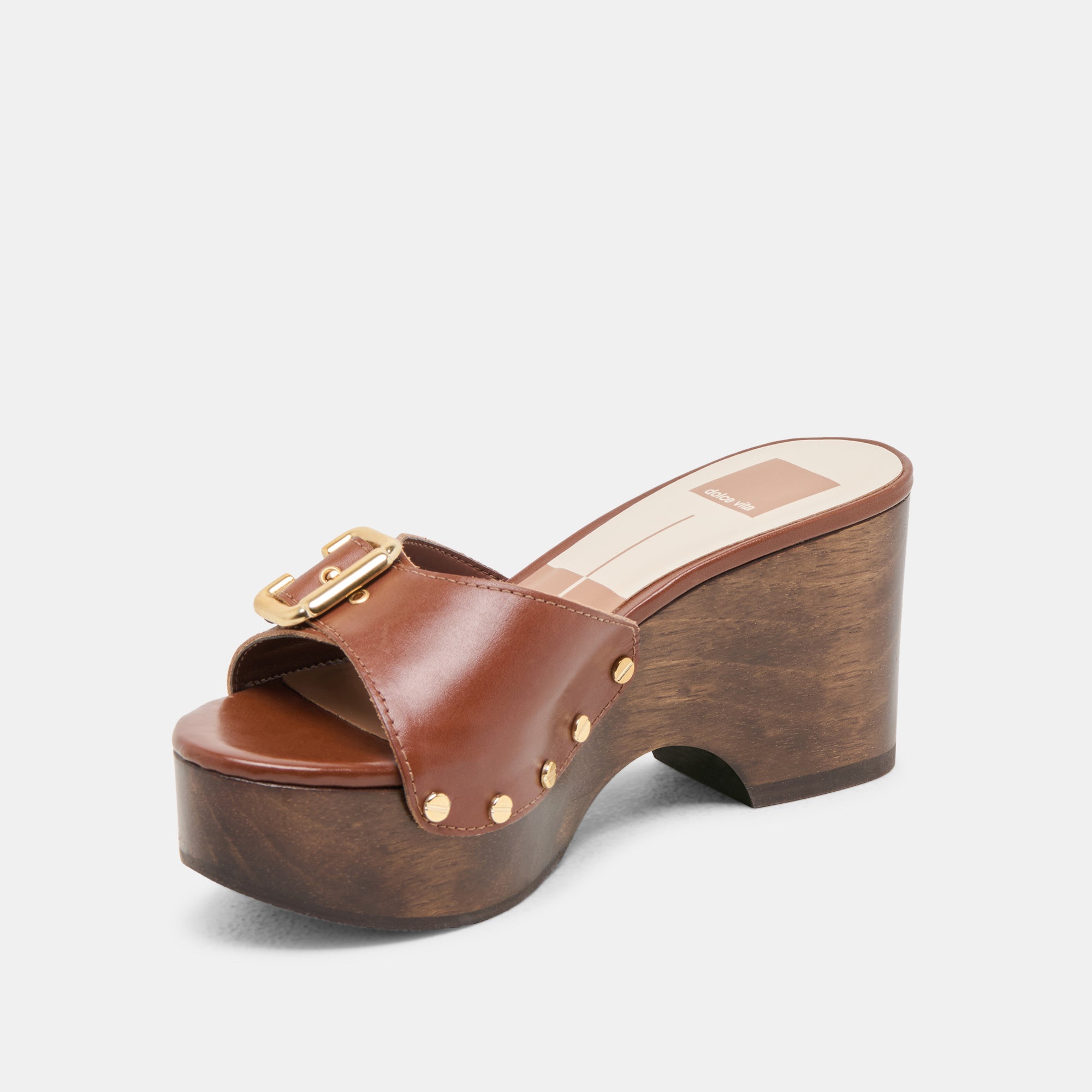 YALAH HEELS BROWN LEATHER - Image 4