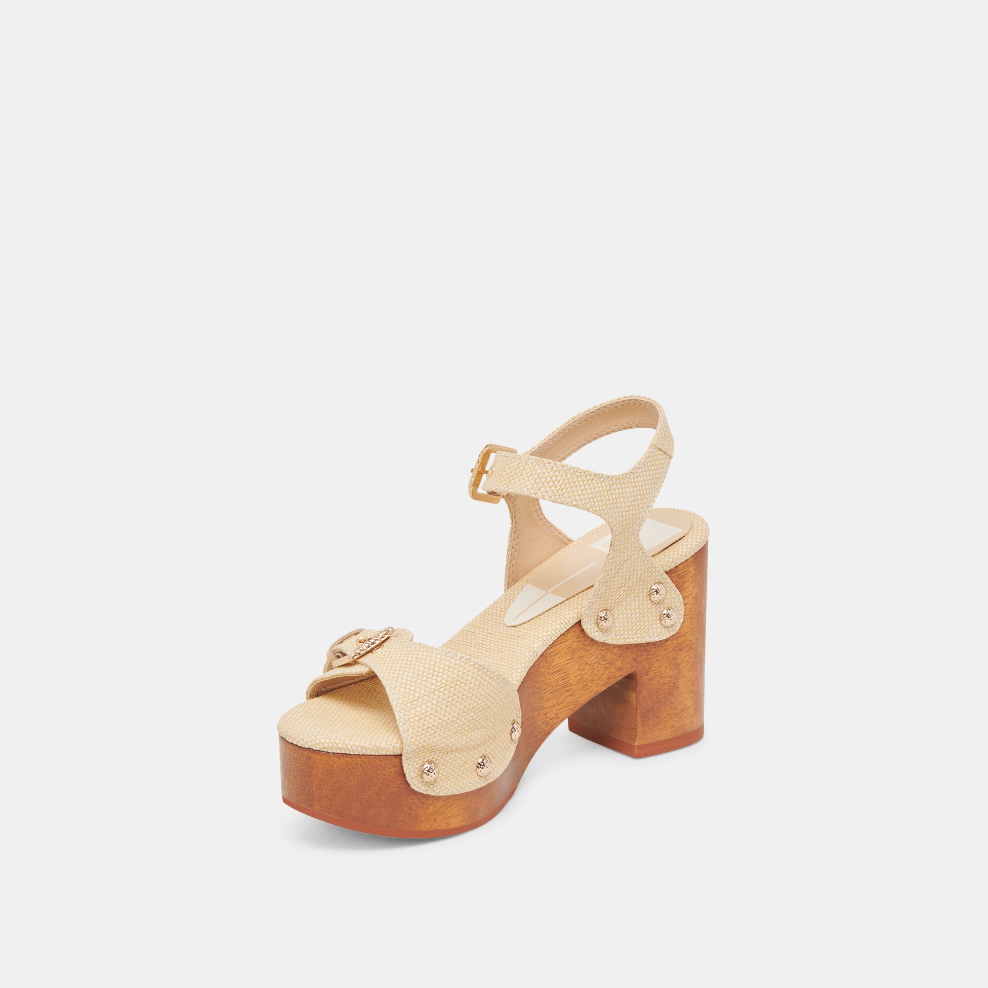YANDY HEELS LT NATURAL RAFFIA - Image 6