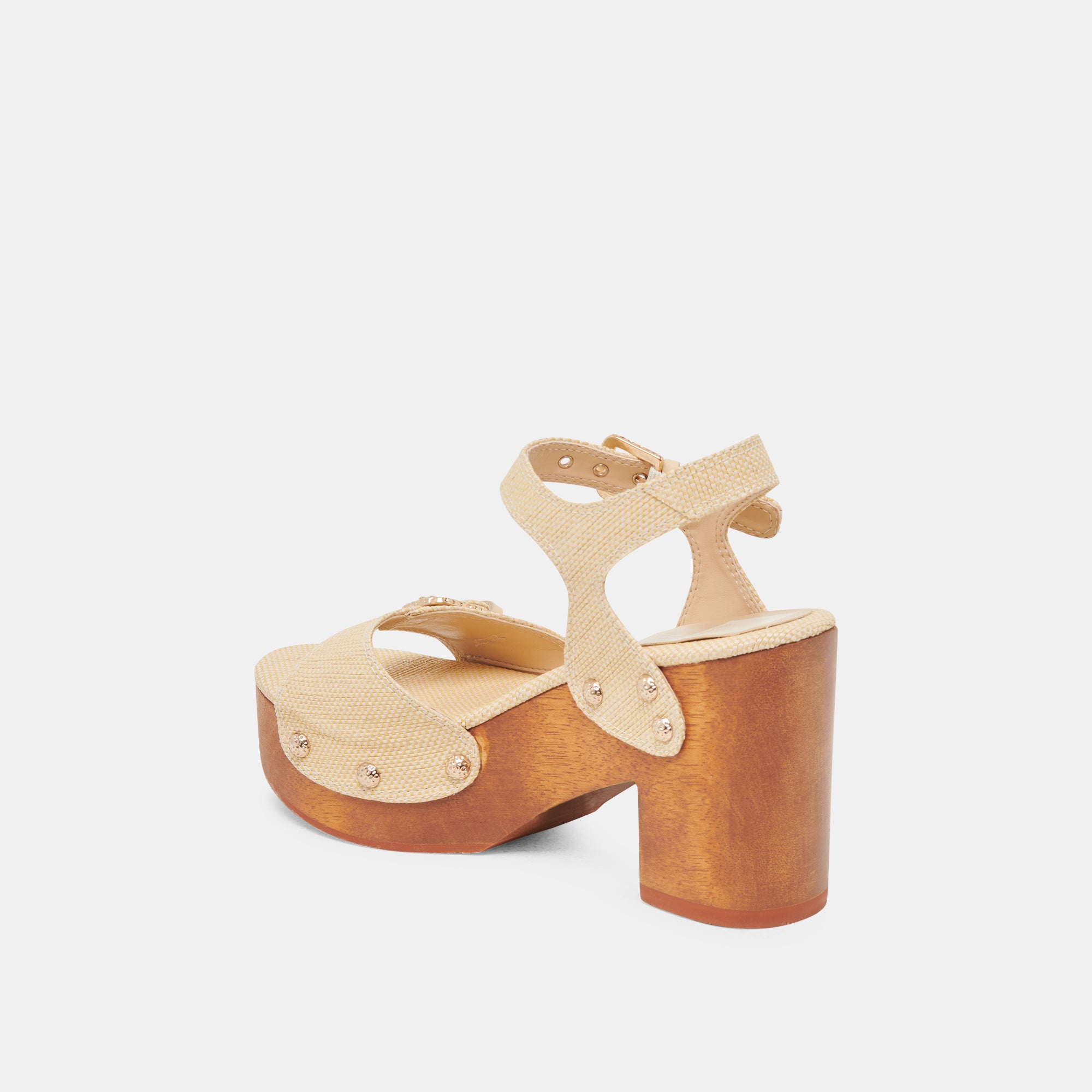 YANDY HEELS LT NATURAL RAFFIA - Image 7
