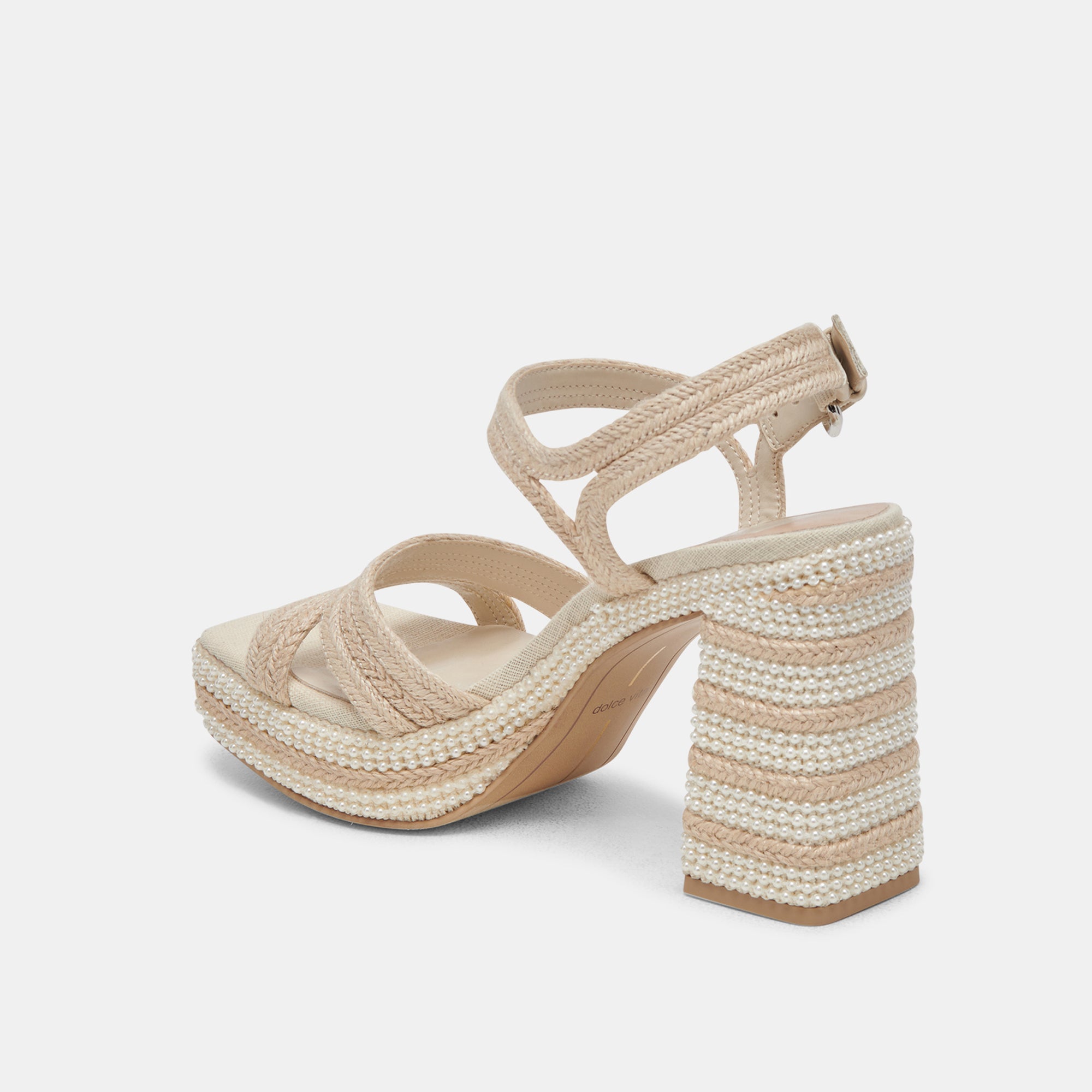 ANIRA PEARL HEELS IVORY PEARLS - Image 11